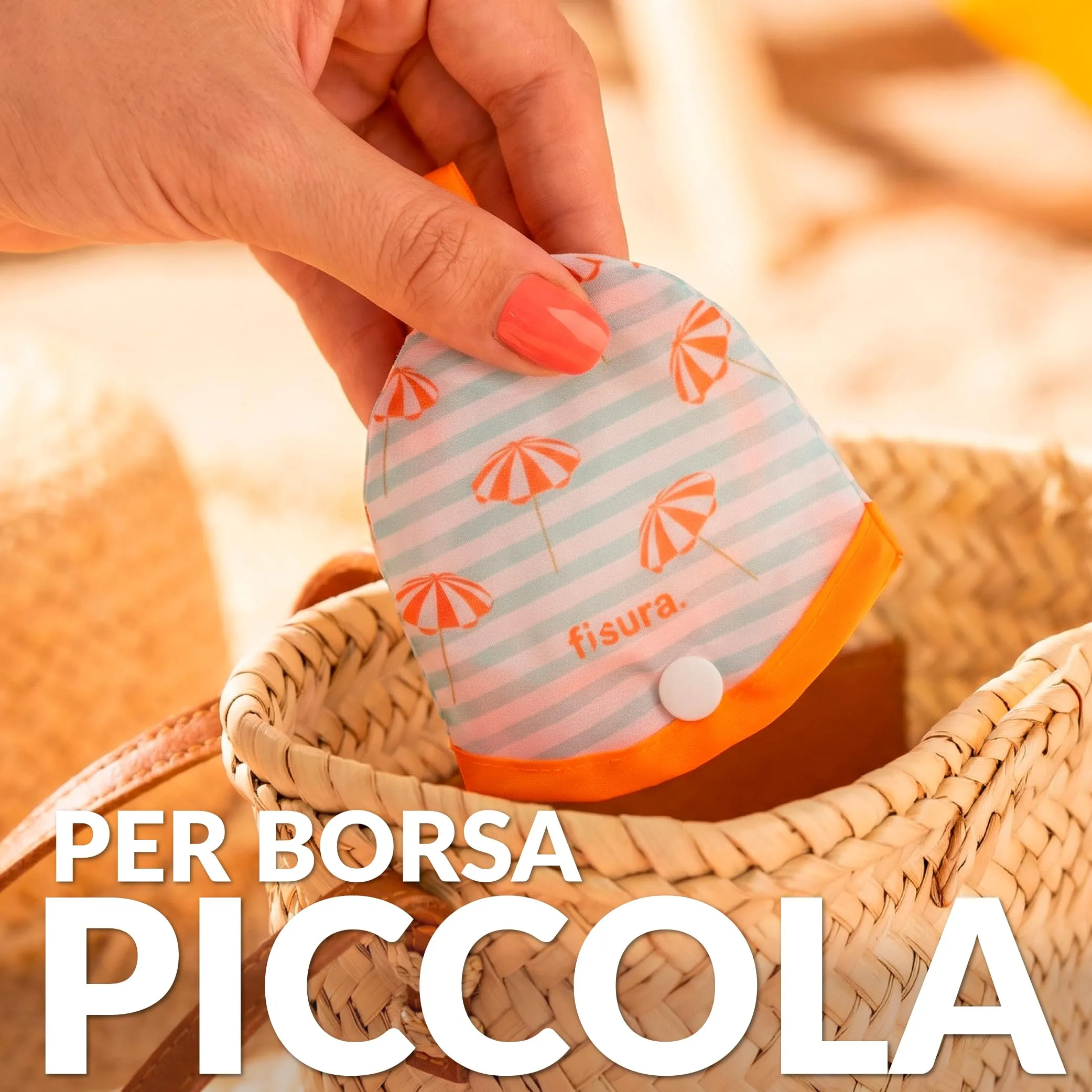 Fisura Ventaglio Rotondo Pieghevole Portatile 20 cm - Ombrellini - immagine 3