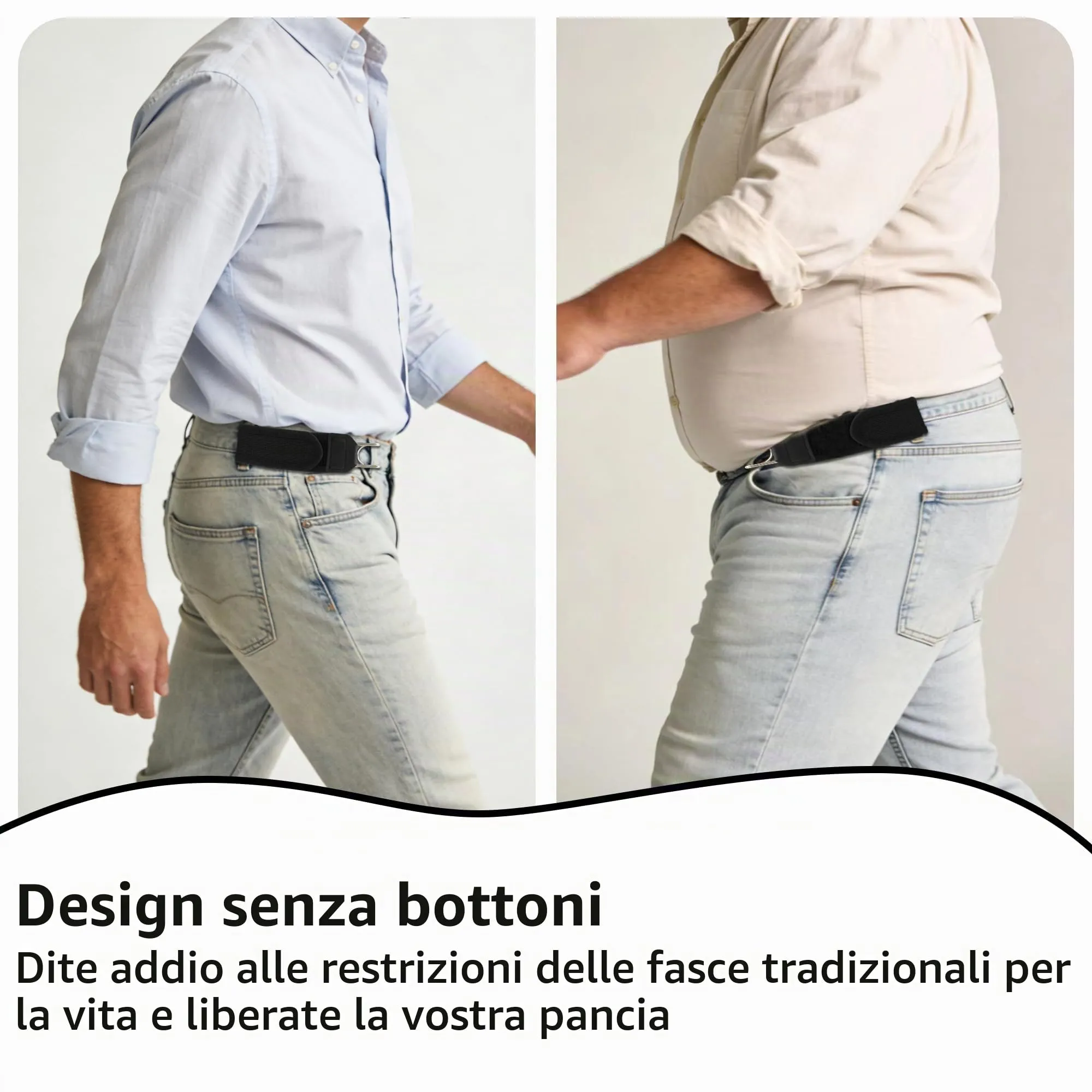 Dreaku Cintura Elastica Tattica senza Fibbia per Uomo e Donna - immagine 4