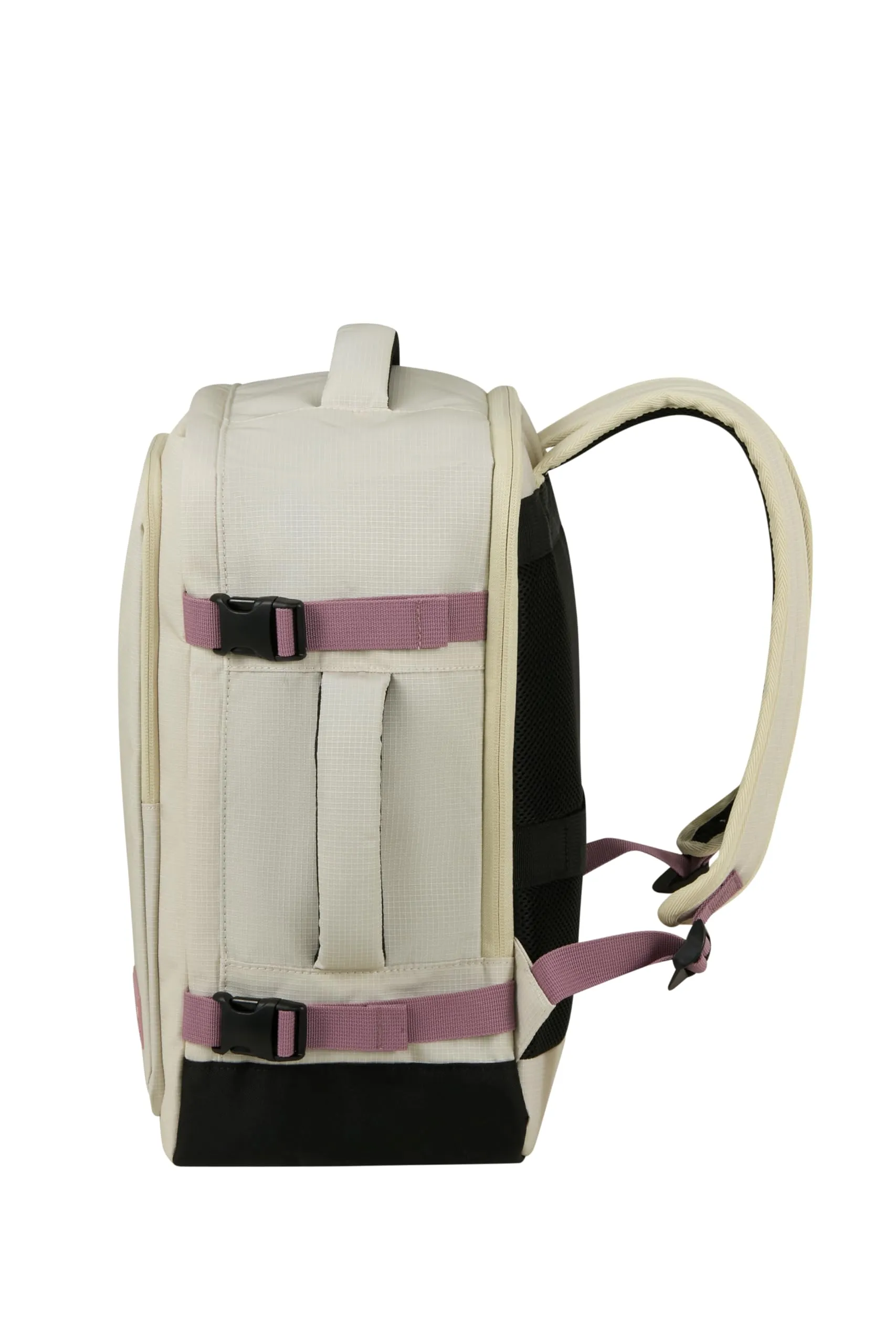 American Tourister Take2Cabin Zaino Bagaglio a Mano 40 x 30 x 20 cm, 26,5 L, Coconut Sand/Galactic Mauve - immagine 3