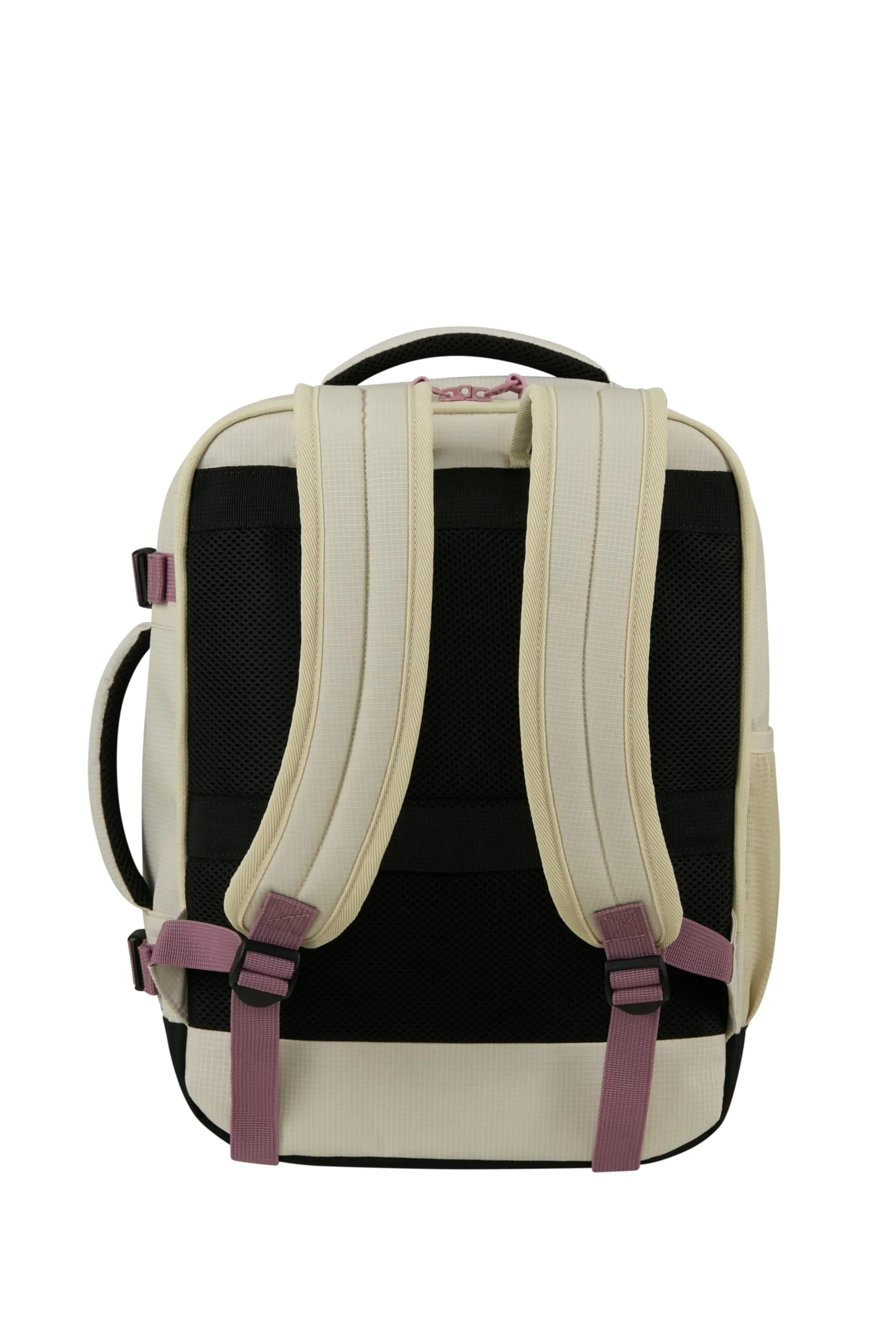 American Tourister Take2Cabin Zaino Bagaglio a Mano 40 x 30 x 20 cm, 26,5 L, Coconut Sand/Galactic Mauve - immagine 4