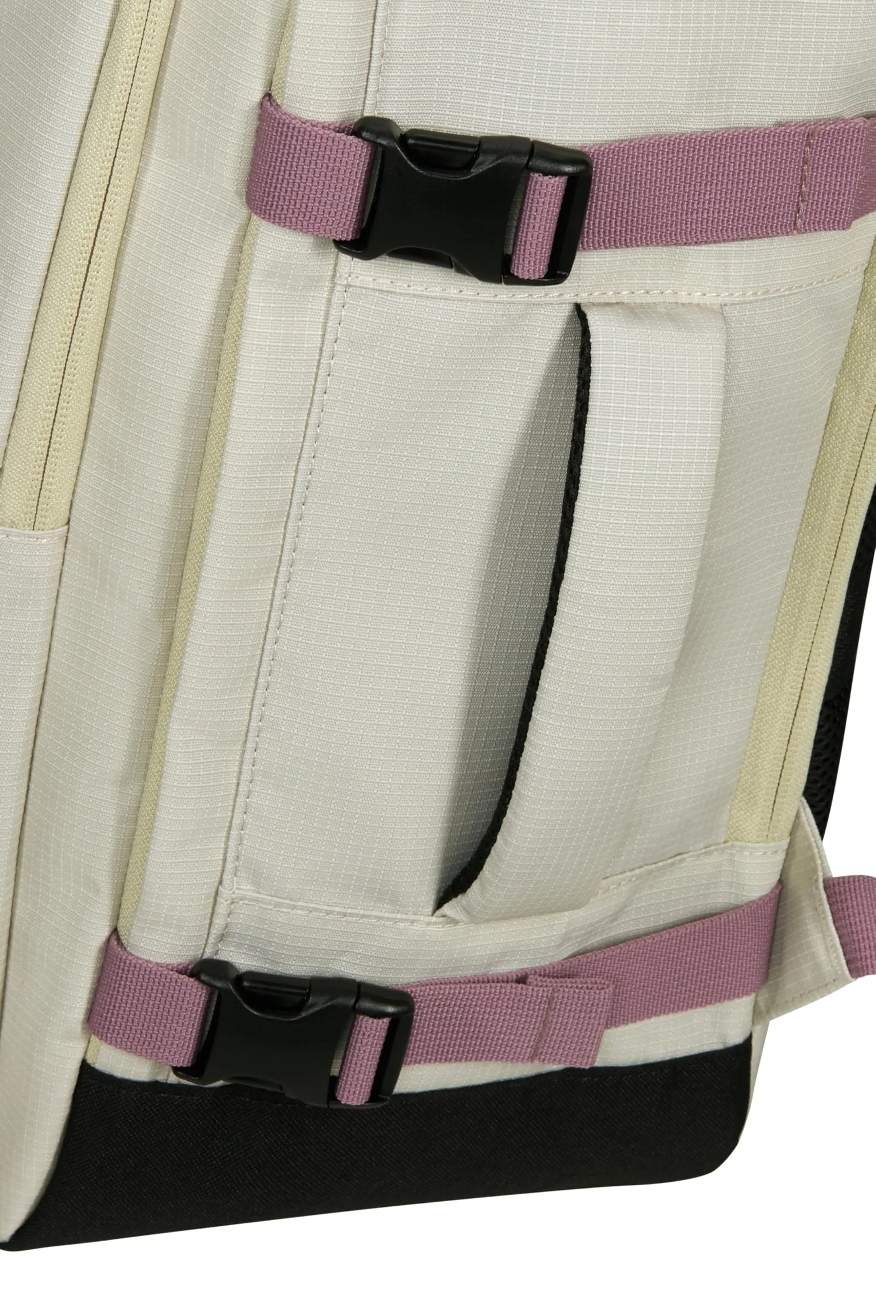 American Tourister Take2Cabin Zaino Bagaglio a Mano 40 x 30 x 20 cm, 26,5 L, Coconut Sand/Galactic Mauve - immagine 9