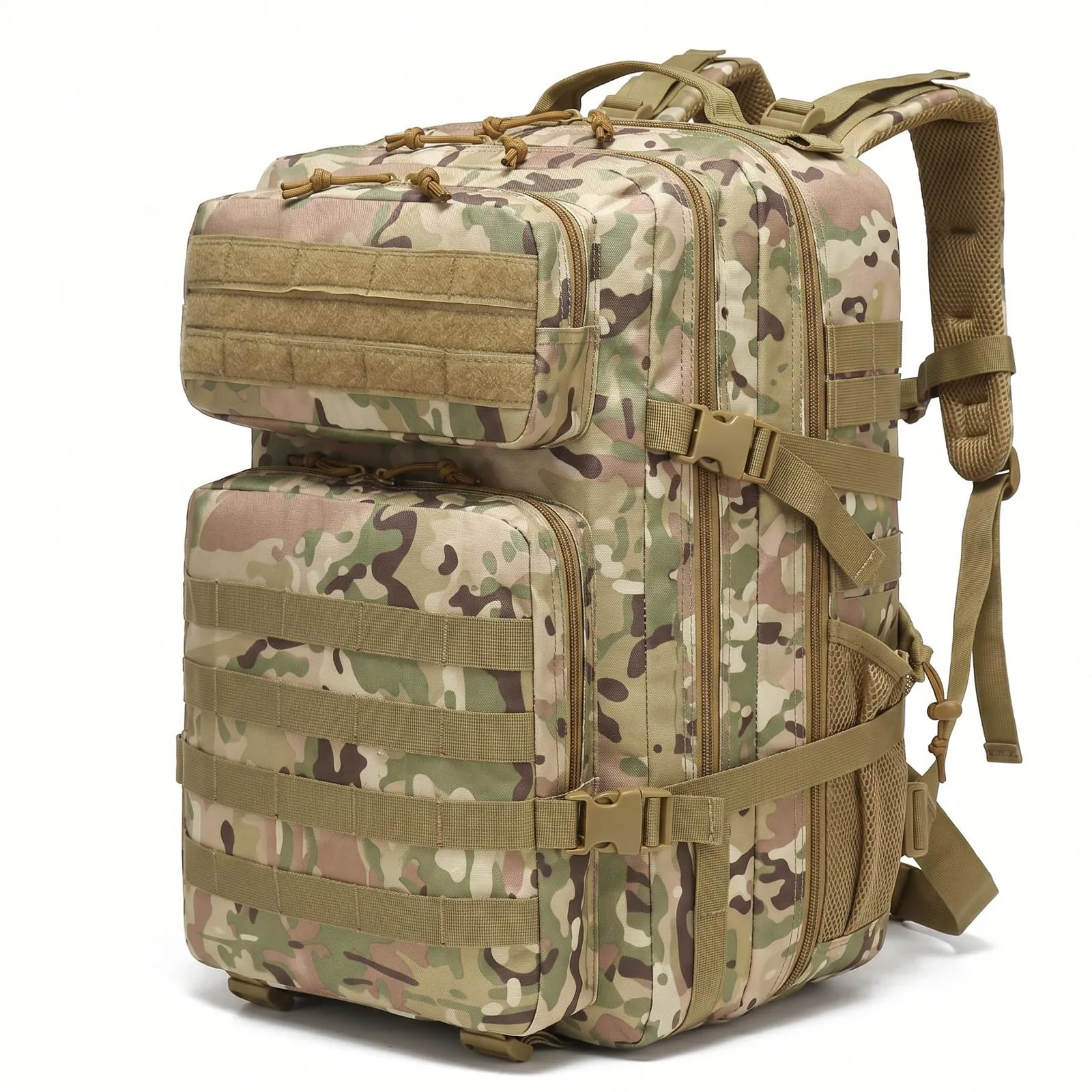 SHANNA Zaino Tattico Militare 45 Litri Impermeabile MOLLE per Hiking, Campeggio e Trekking - immagine 1