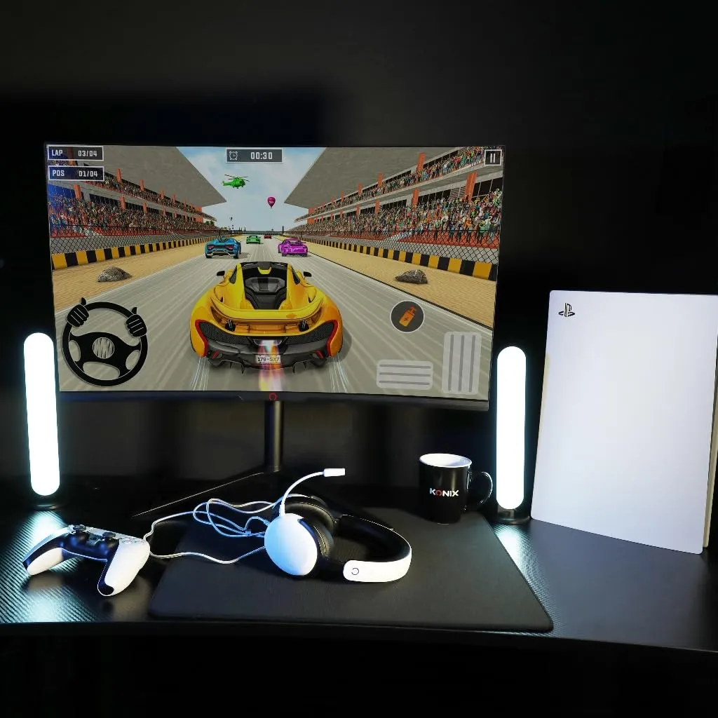 Konix Nexus Cuffie Gaming con Cavo per PS5, Altoparlanti 40 mm, Microfono Flessibile, Jack 3,5 mm, Cavo 1,5 m, Bianco - immagine 4