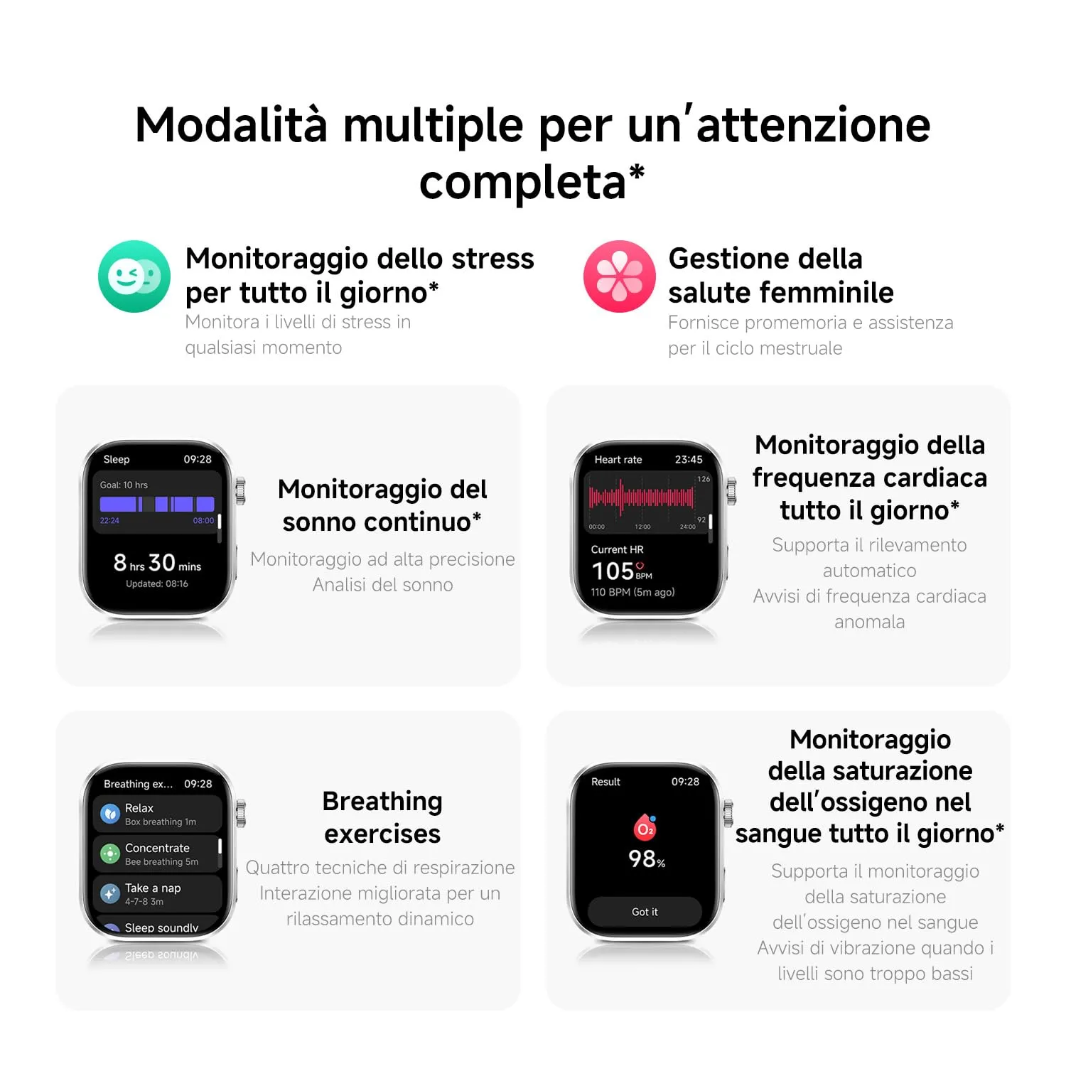 Xiaomi Redmi Watch 6 Smartwatch, Blu - immagine 10