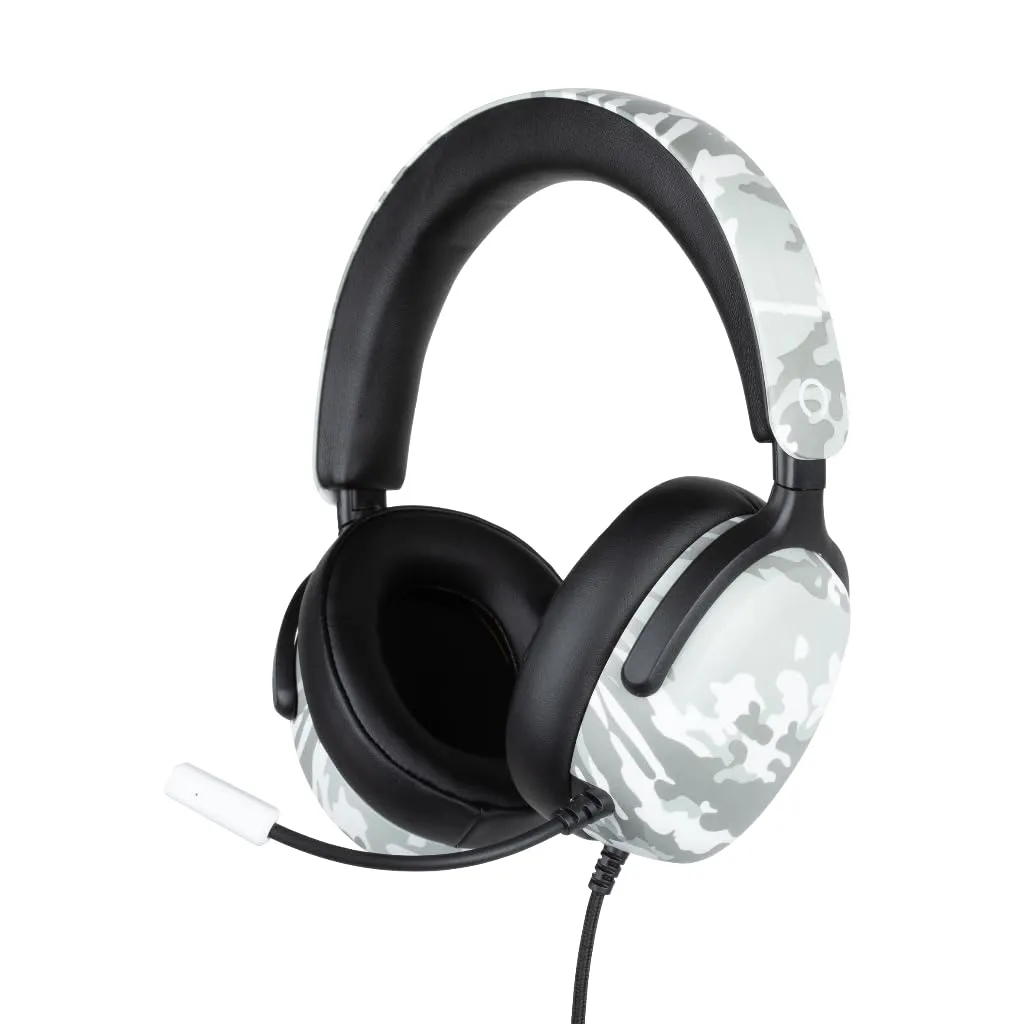 Konix Nexus Cuffie da gioco circumaurali per PS5, Switch e Xbox Series X|S, Altoparlanti 40 mm, Microfono, Cavo 1,5 m, Motivo mimetico - immagine 1