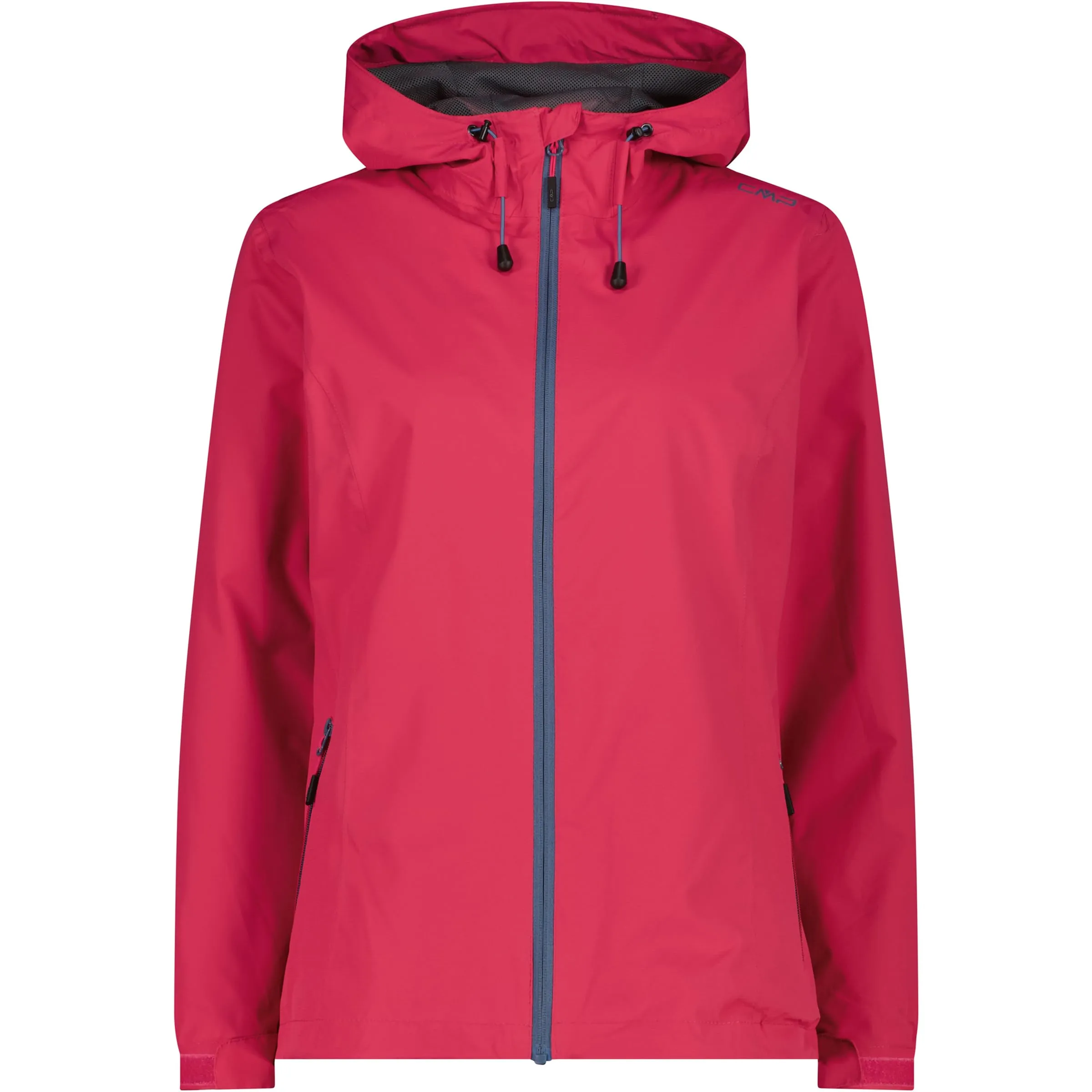 CMP Giacca Impermeabile Donna Fix Hood, Pink4734, 48 - immagine 1
