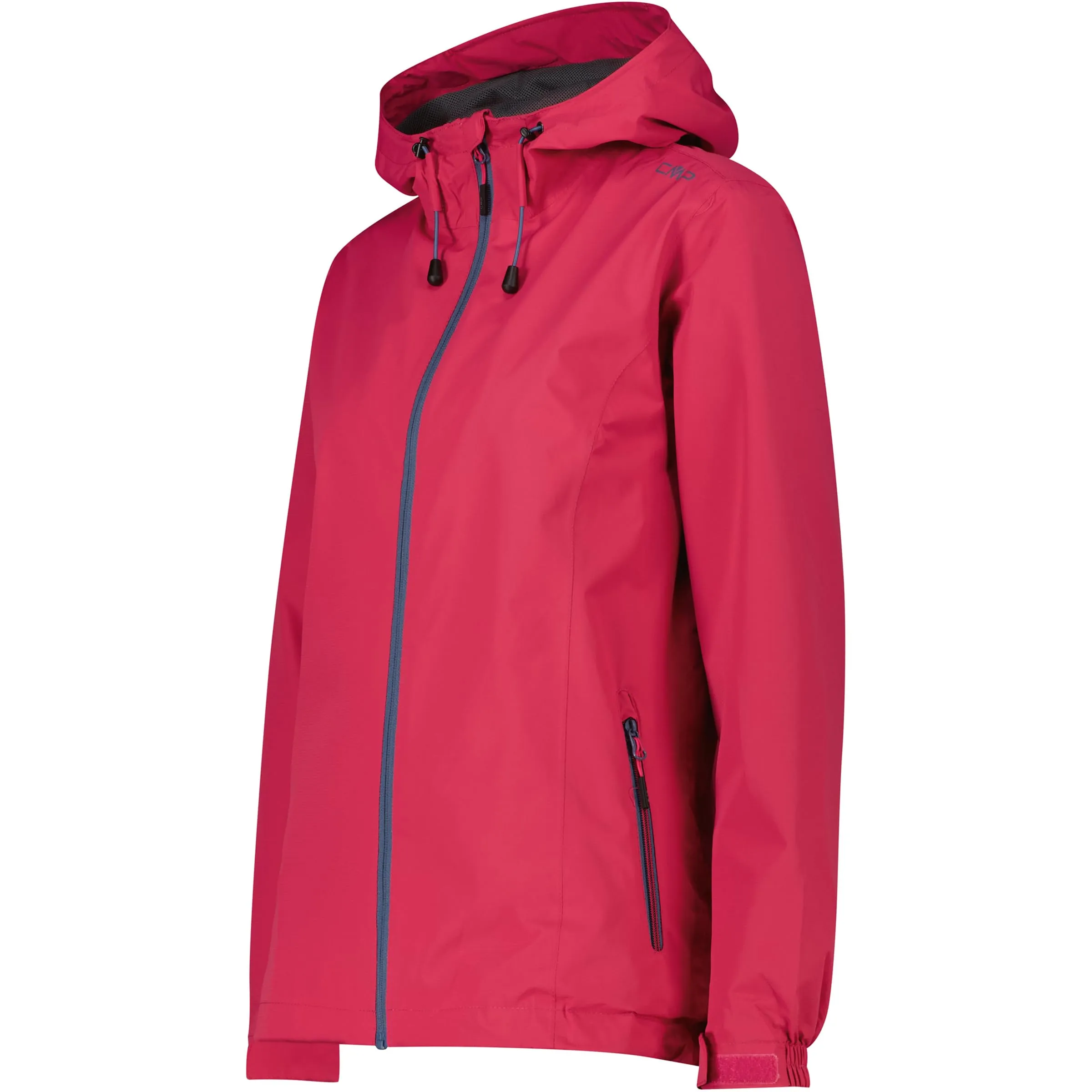 CMP Giacca Impermeabile Donna Fix Hood, Pink4734, 48 - immagine 3
