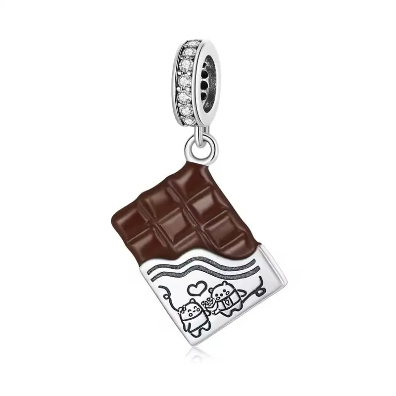 JCaleydo Charm in Argento Sterling 925 con Zirconi Sintetici, Compatibile con Pandora, G267 - immagine 1