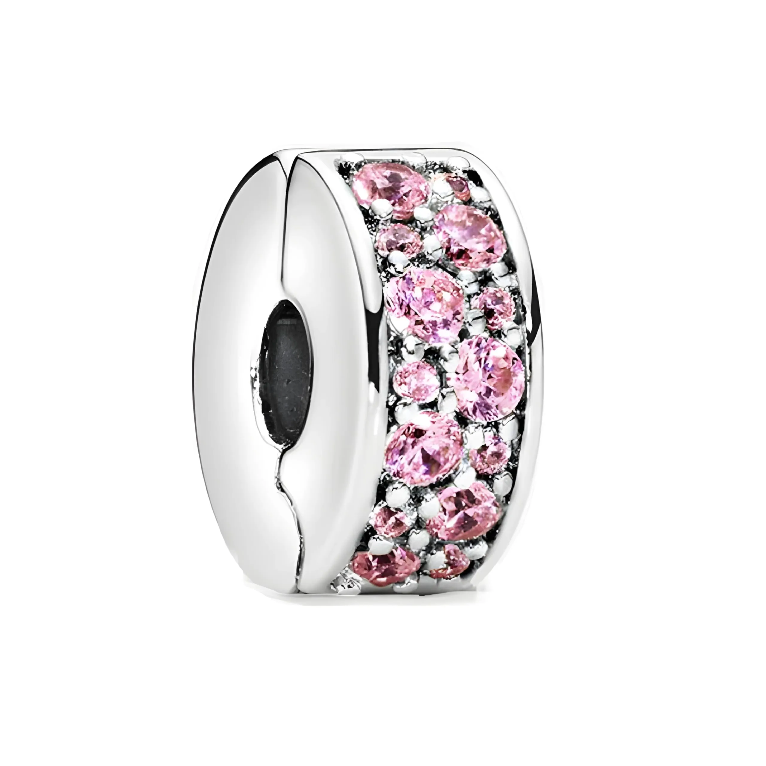 JCaleydo Charm in Argento Sterling 925 con Zirconie Sintetiche, Compatibile con Pandora, G064 - immagine 1