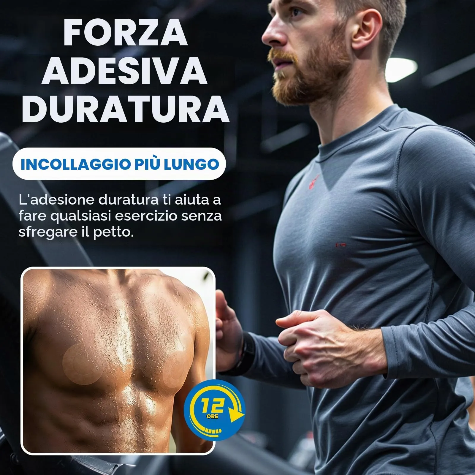 Leikedun Copricapezzoli Uomo Invisibili Adesivi, 50 Paia - immagine 5