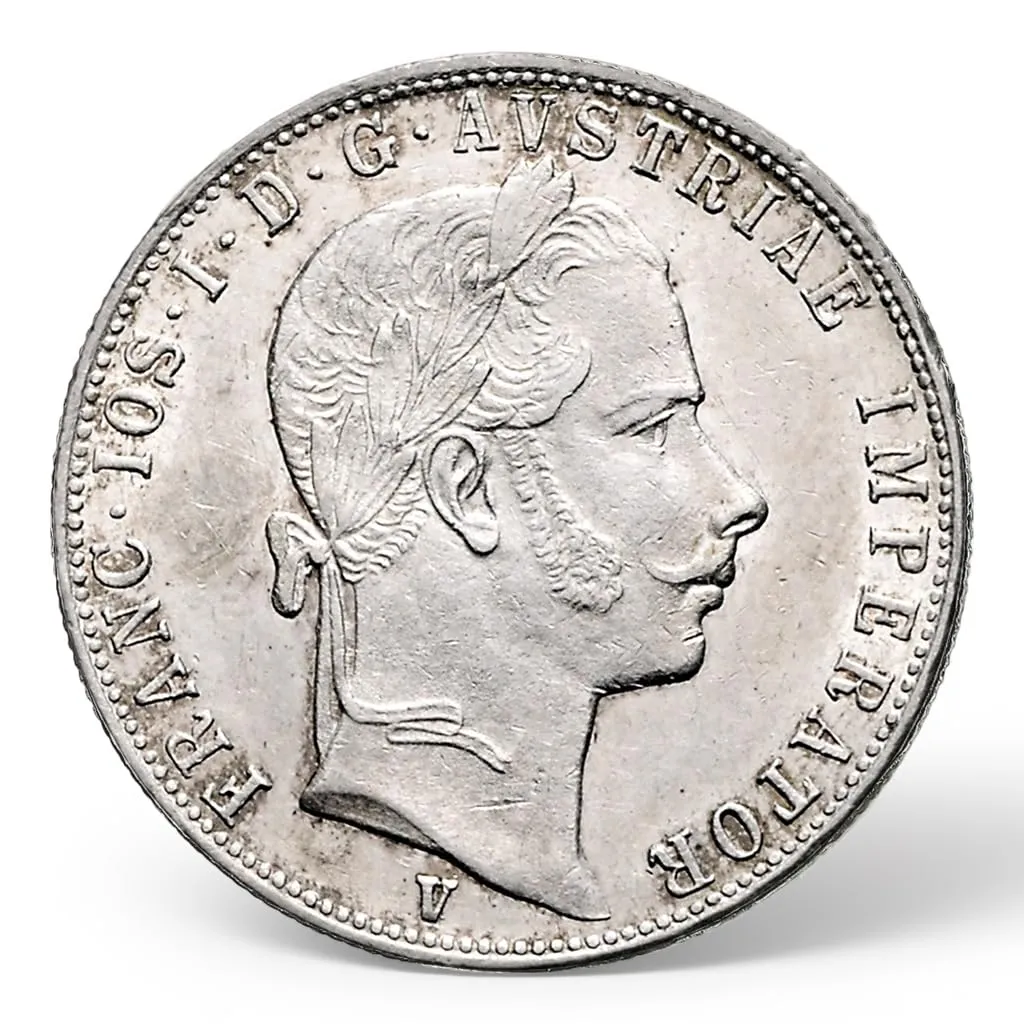 Riproduzione Moneta Antica Regno d'Italia 1864 Joseph I - Facsimile per Collezionismo - immagine 1