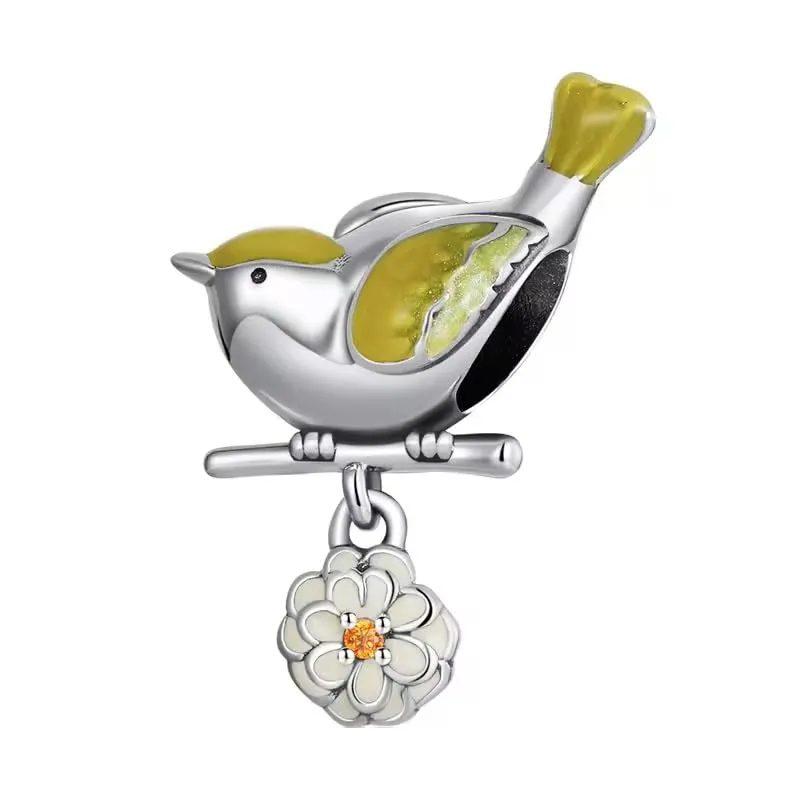 JCaleydo Charm in Argento Sterling 925 con Zirconie Sintetiche, Compatibile con Pandora, G271 - immagine 1