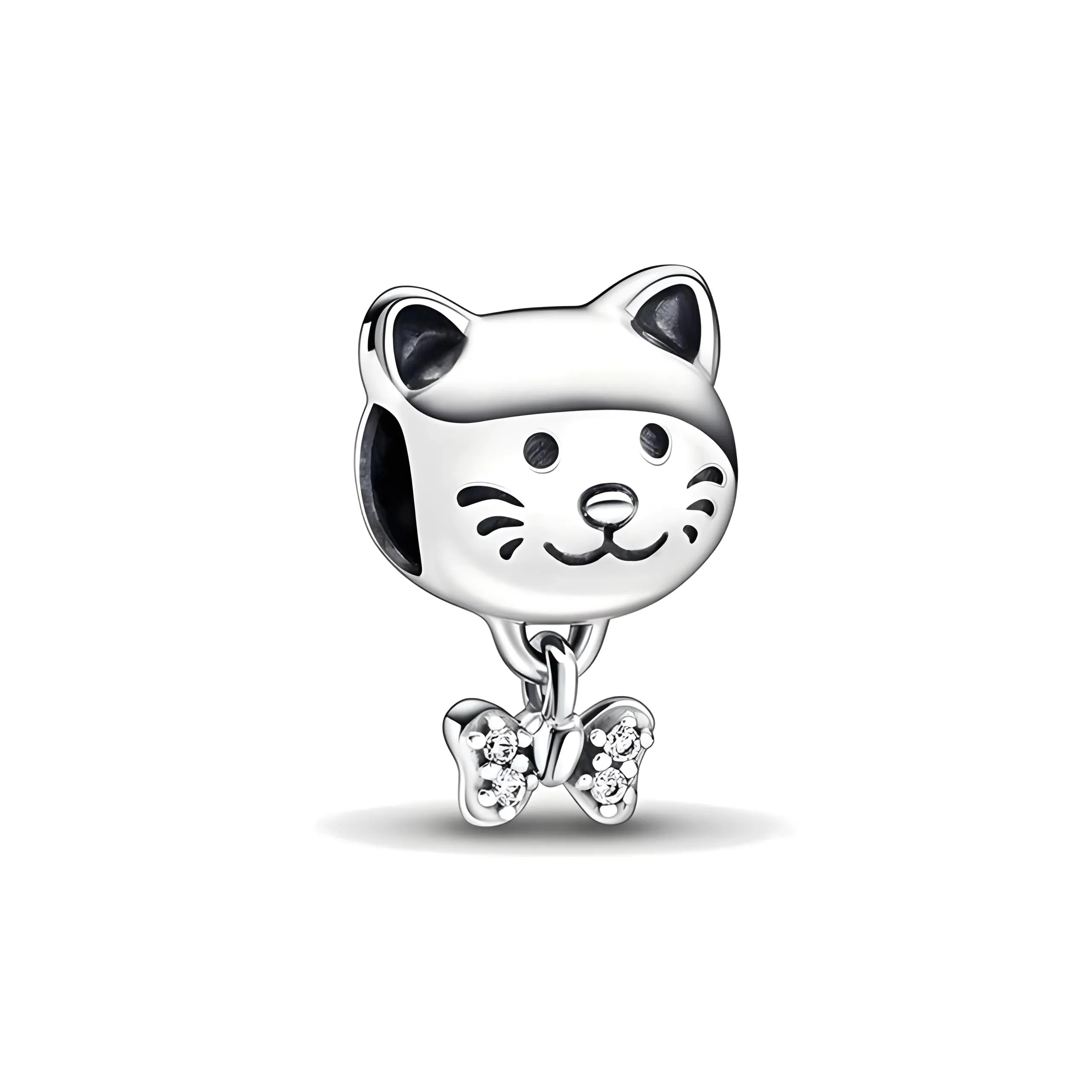 JCaleydo Charm in Argento Sterling 925 con Zirconie Sintetiche, Compatibile con Pandora, G0197 - immagine 1
