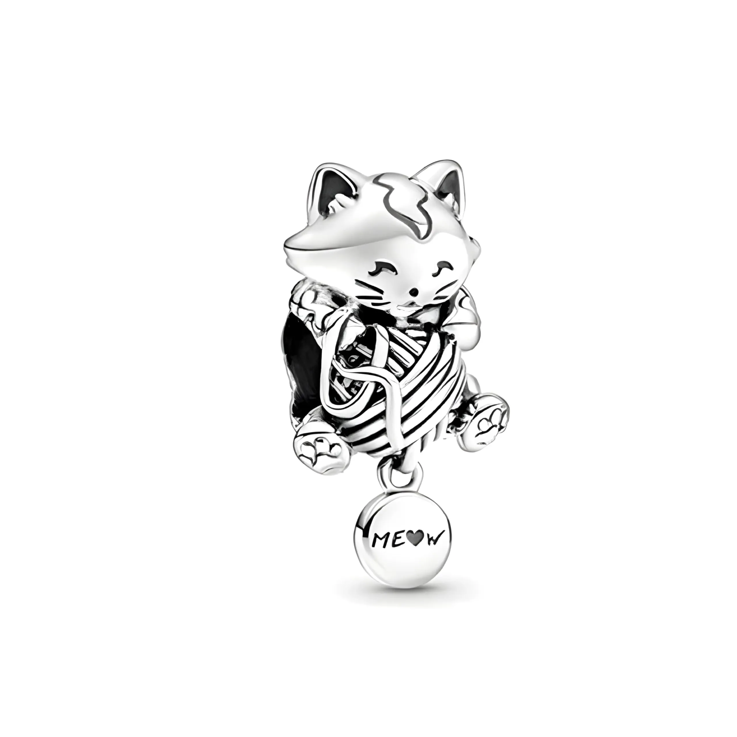 JCaleydo Charm in Argento Sterling 925 con Zirconie Sintetiche, compatibile con Pandora G0193 - immagine 1