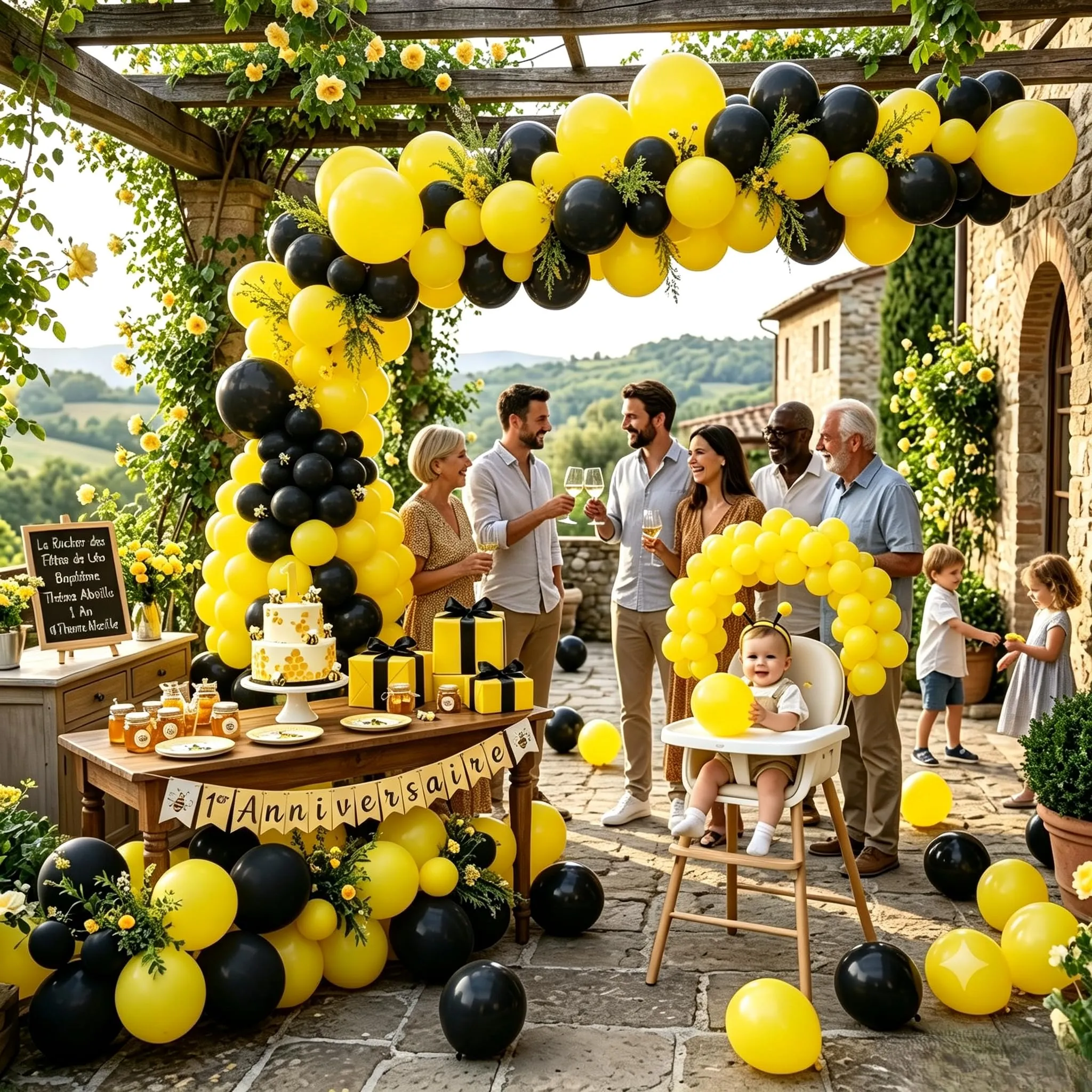 Yehnda Palloncini Compleanno Gialli, 100 pezzi, 13 cm - immagine 5