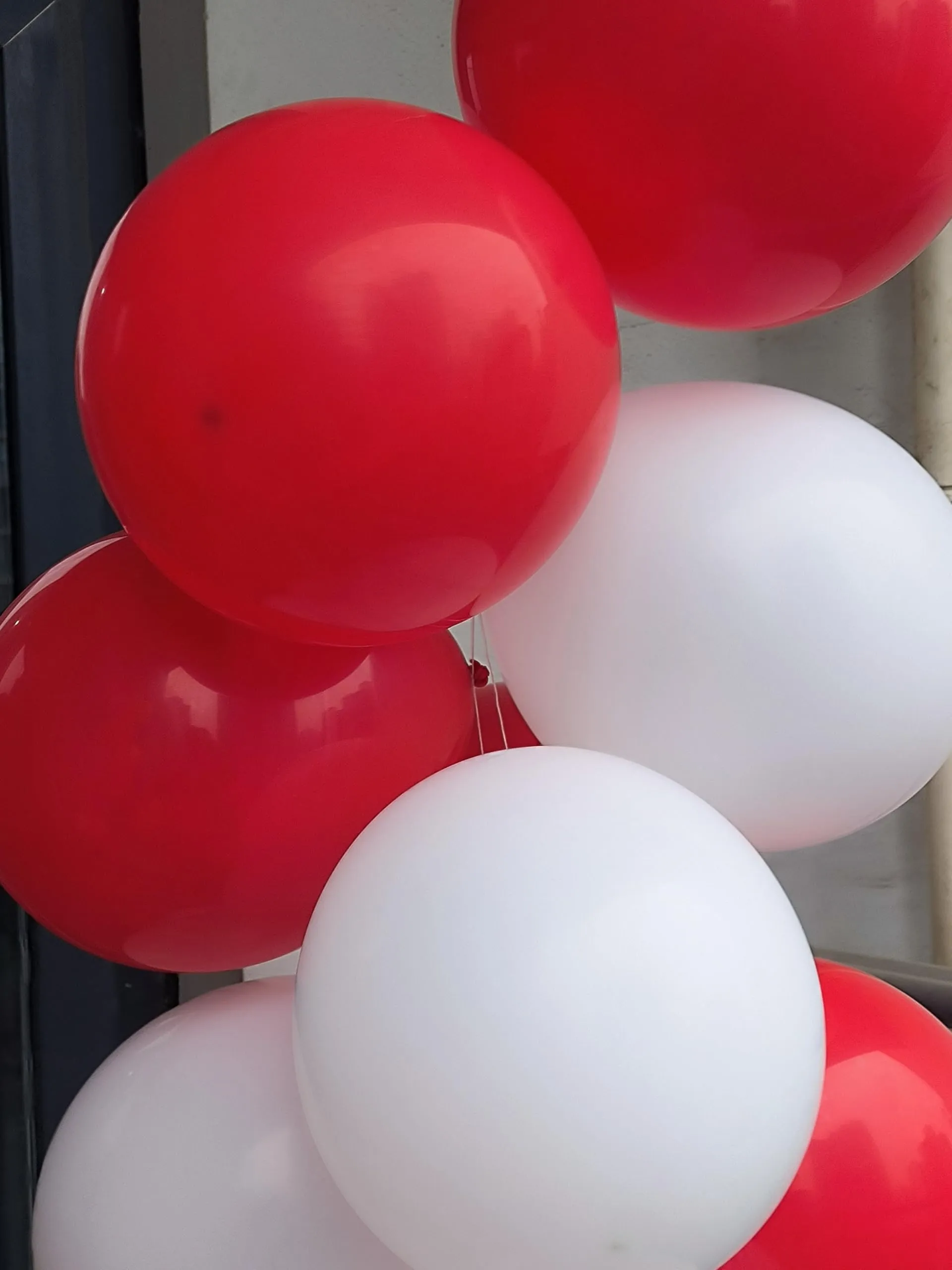 Yehnda Palloncini Compleanno Rossi, 100 pezzi, 13 cm - immagine 4