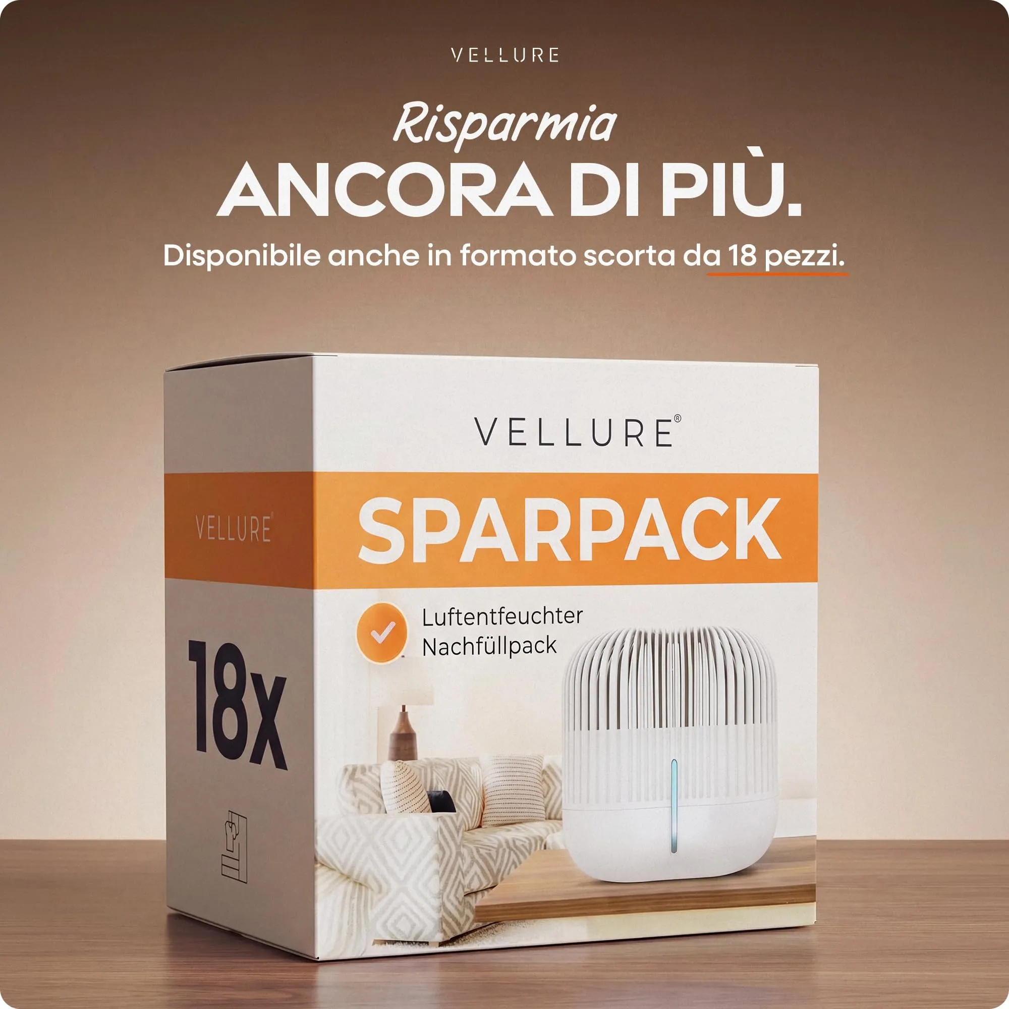 Vellure Ricariche per Deumidificatori, 600 g, Set da 5 - immagine 6