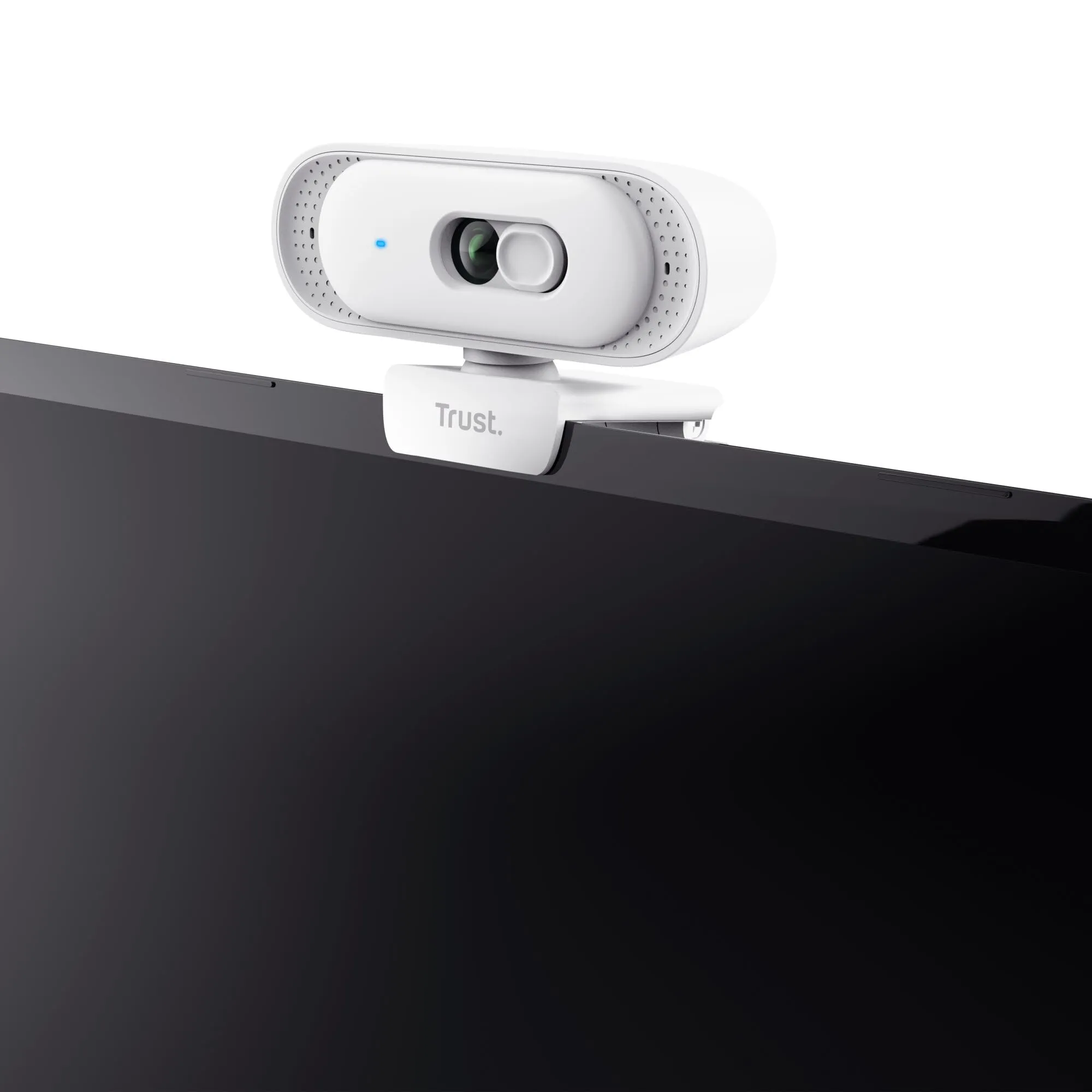 Trust Ovala 2K QHD Webcam con Microfono e Filtro Privacy, Bianco - immagine 9