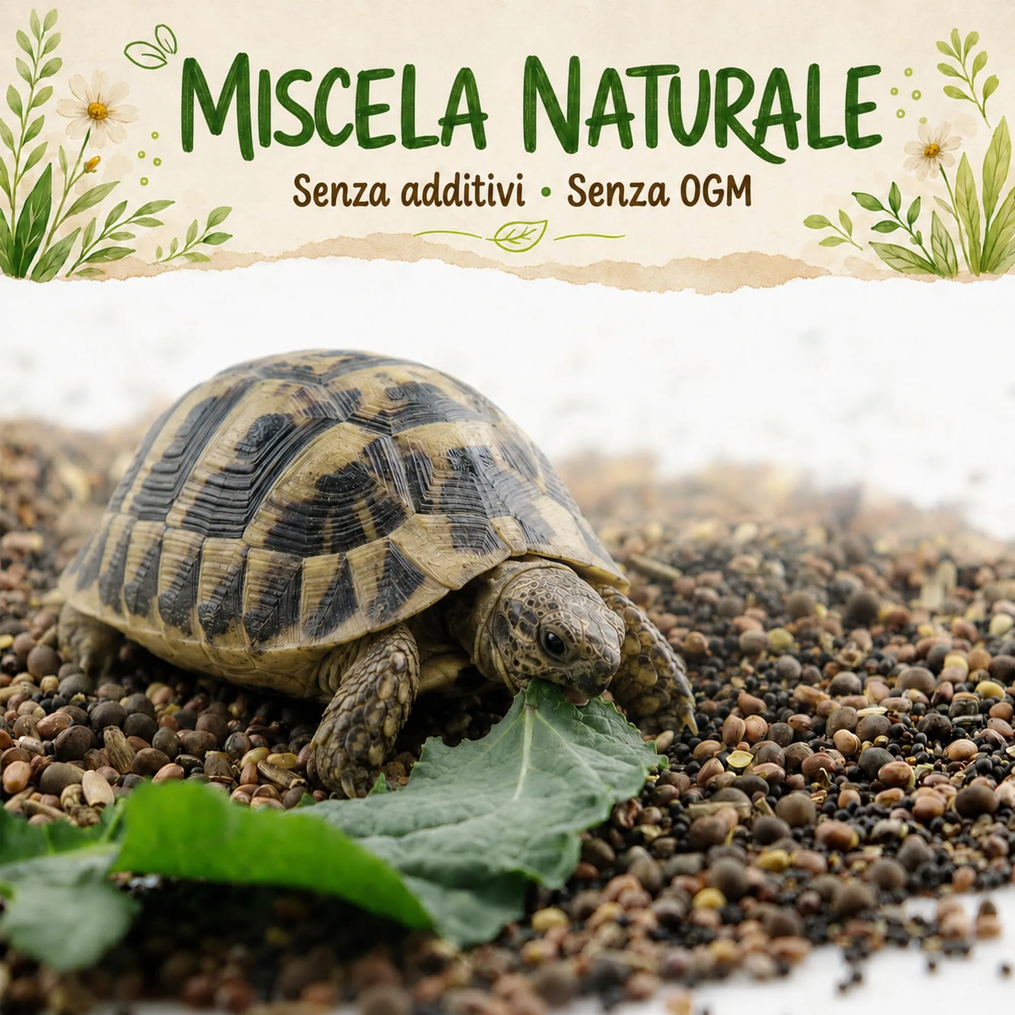 Alejandro Fuentes Mix Semi per Tartarughe di Terra, Formulazione Rapida 40g - immagine 6