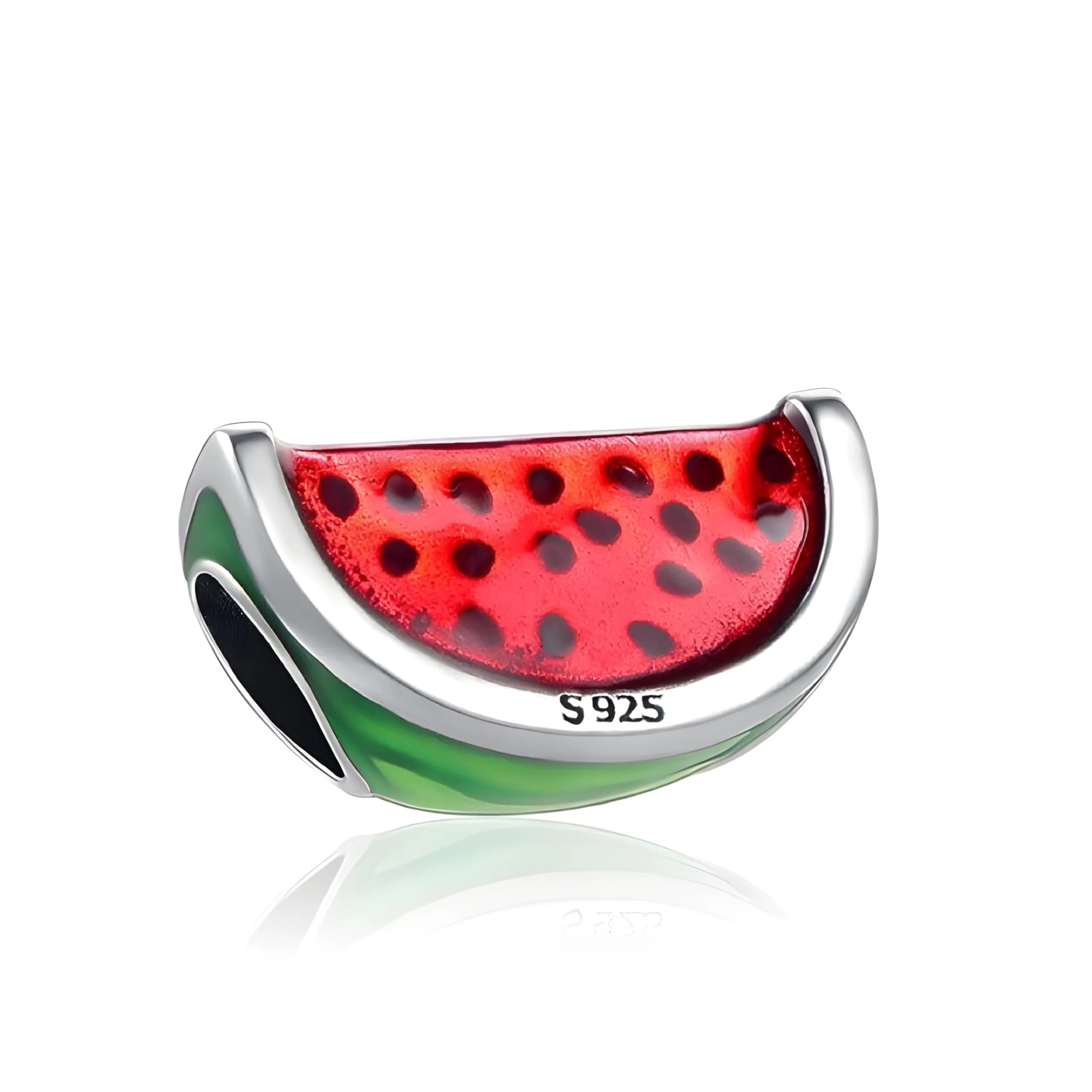 JCaleydo Charm in Argento Sterling 925 con Zirconie Sintetiche, Compatibile con Pandora, G080 - immagine 1