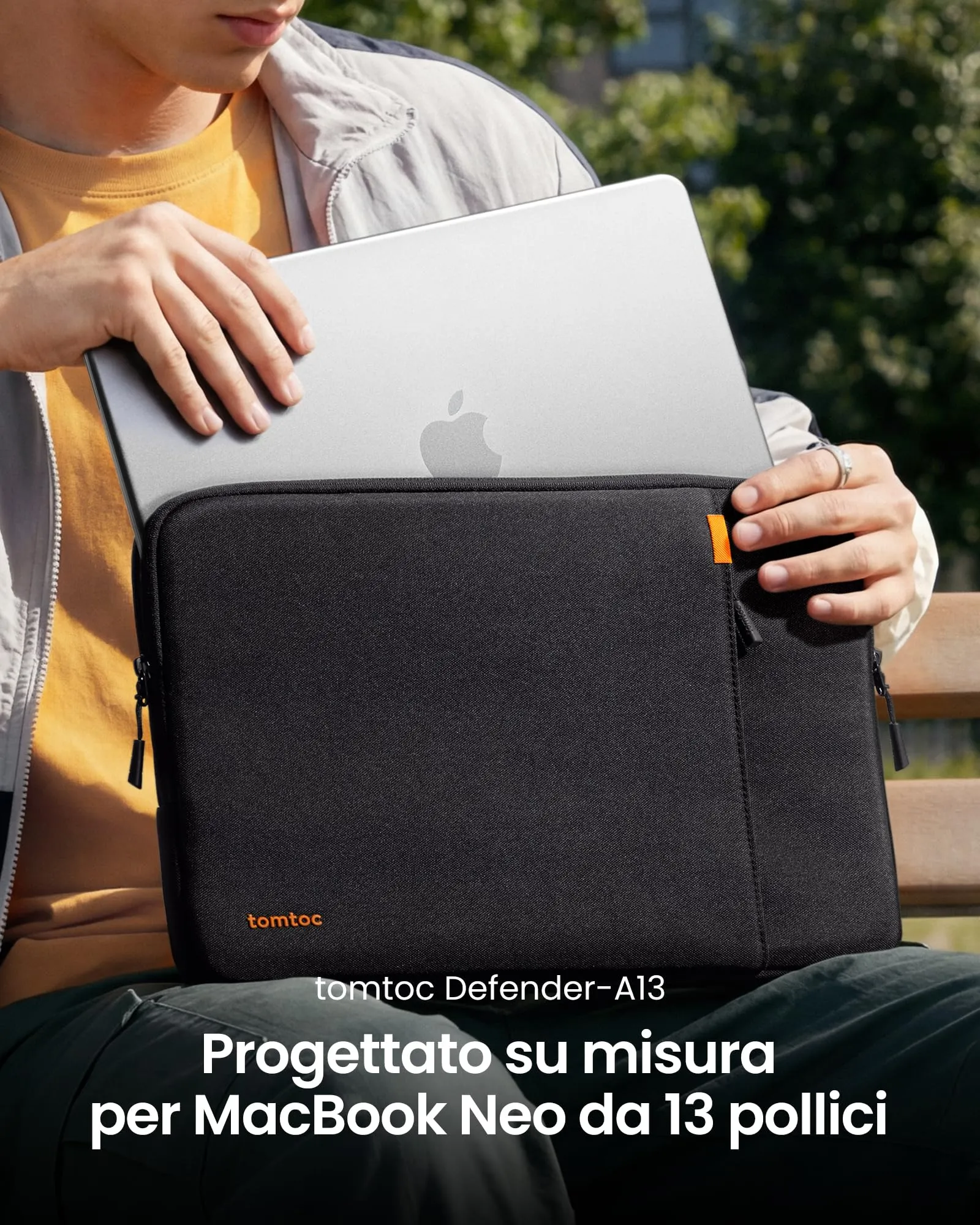 tomtoc Custodia 360° per MacBook Neo 13 Pollici A18 Pro A3404 - immagine 2