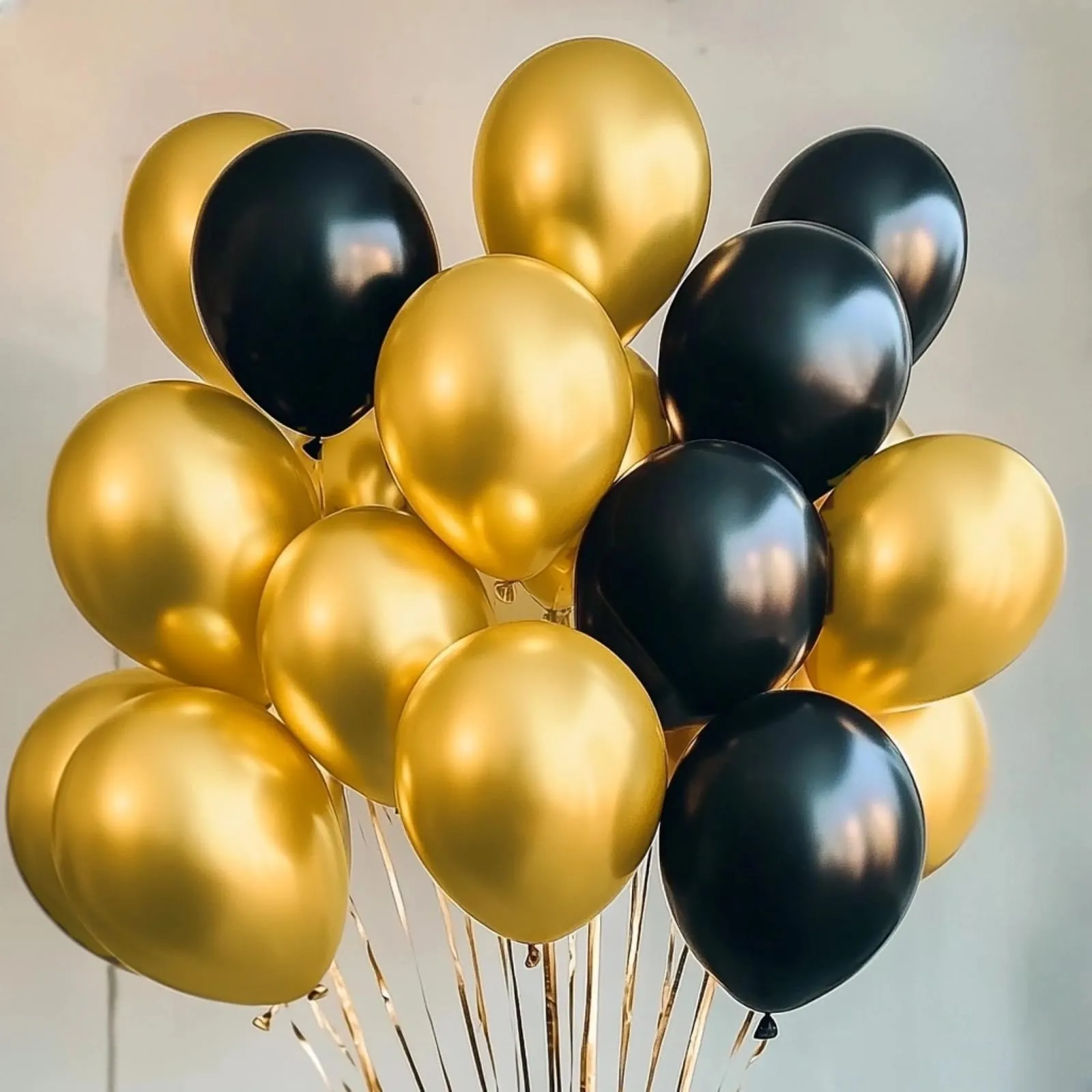 Yehnda Palloncini Compleanno Oro, 100 Pezzi, 13 cm - immagine 3