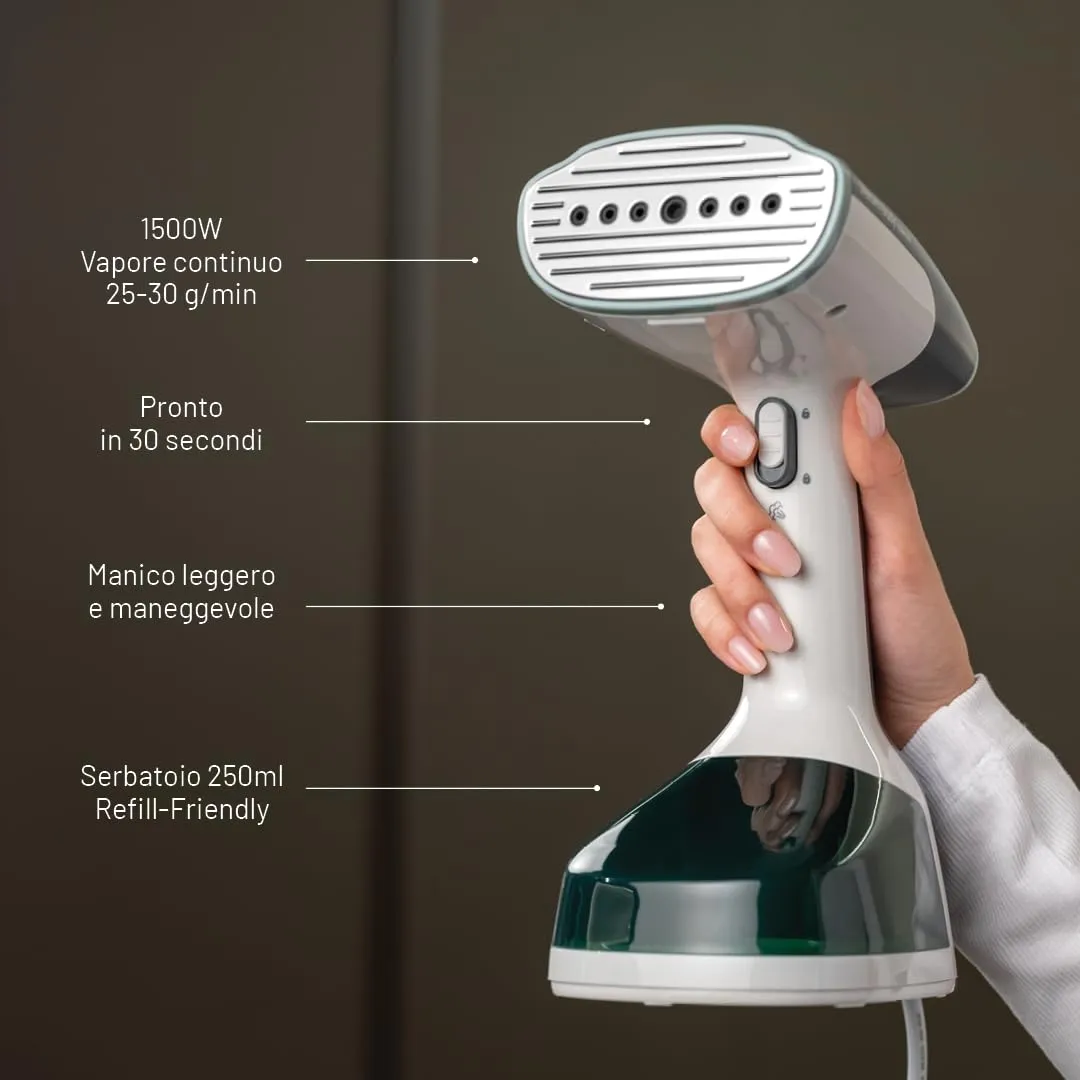 Imetec Steam Easy Comfort Ferro da stiro verticale 1500W - immagine 2