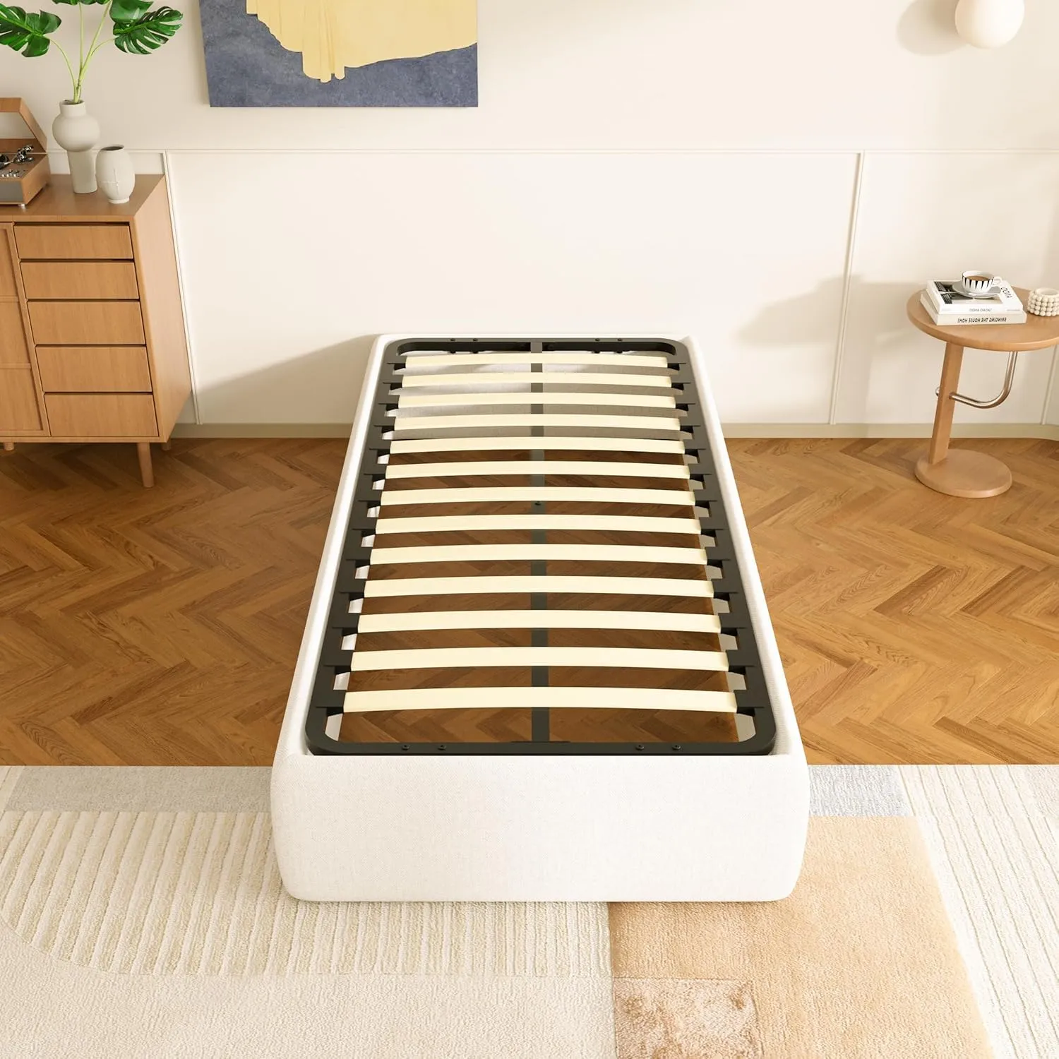 DEWINNER Rete Letto Singolo 80x190cm, Altezza 35 cm, 13 Doghe in Legno Pioppo Ortopedica - immagine 3