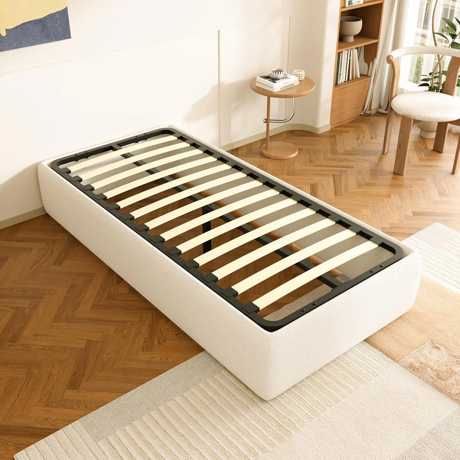 DEWINNER Rete Letto Singolo 80x190cm, Altezza 35 cm, 13 Doghe in Legno Pioppo Ortopedica - immagine 5