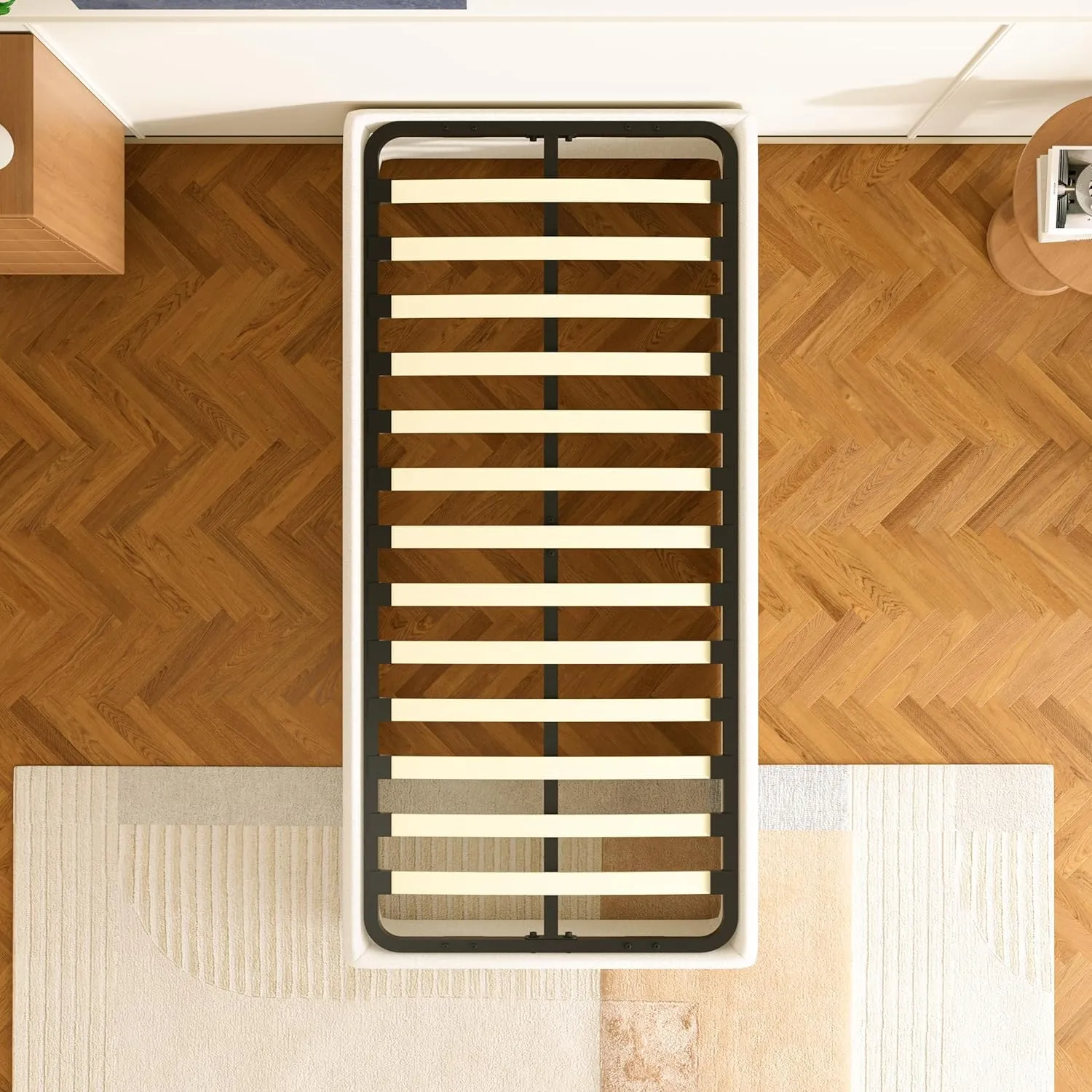 DEWINNER Rete Letto Singolo 80x190cm, Altezza 35 cm, 13 Doghe in Legno Pioppo Ortopedica - immagine 6