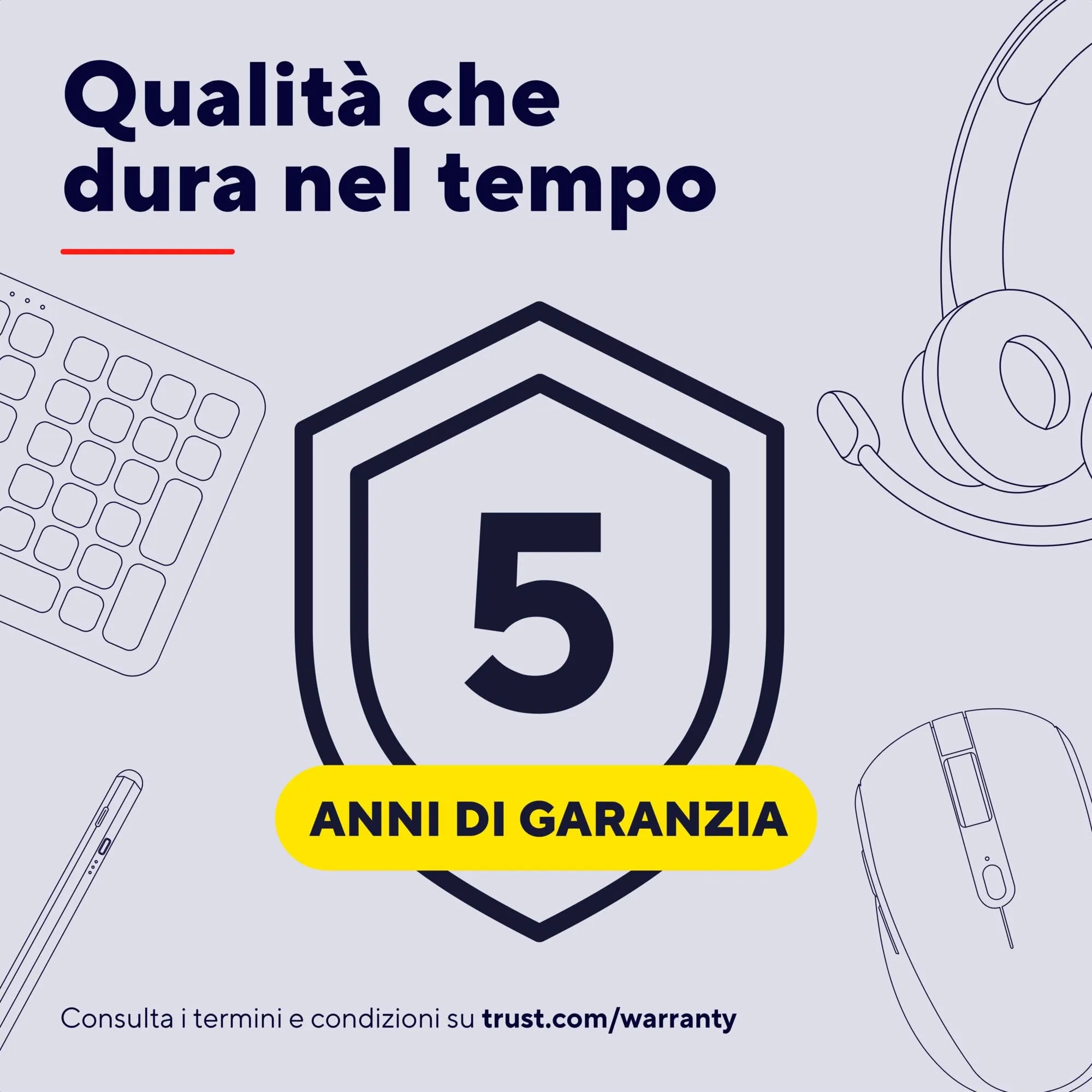 Trust Ovala 2K QHD Webcam con Microfono e Filtro Privacy, Nero - immagine 6