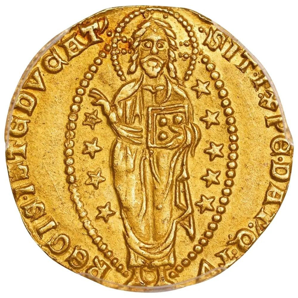 Riproduzione Moneta Antica Venice Gold Ducat Regno d'Italia - immagine 3