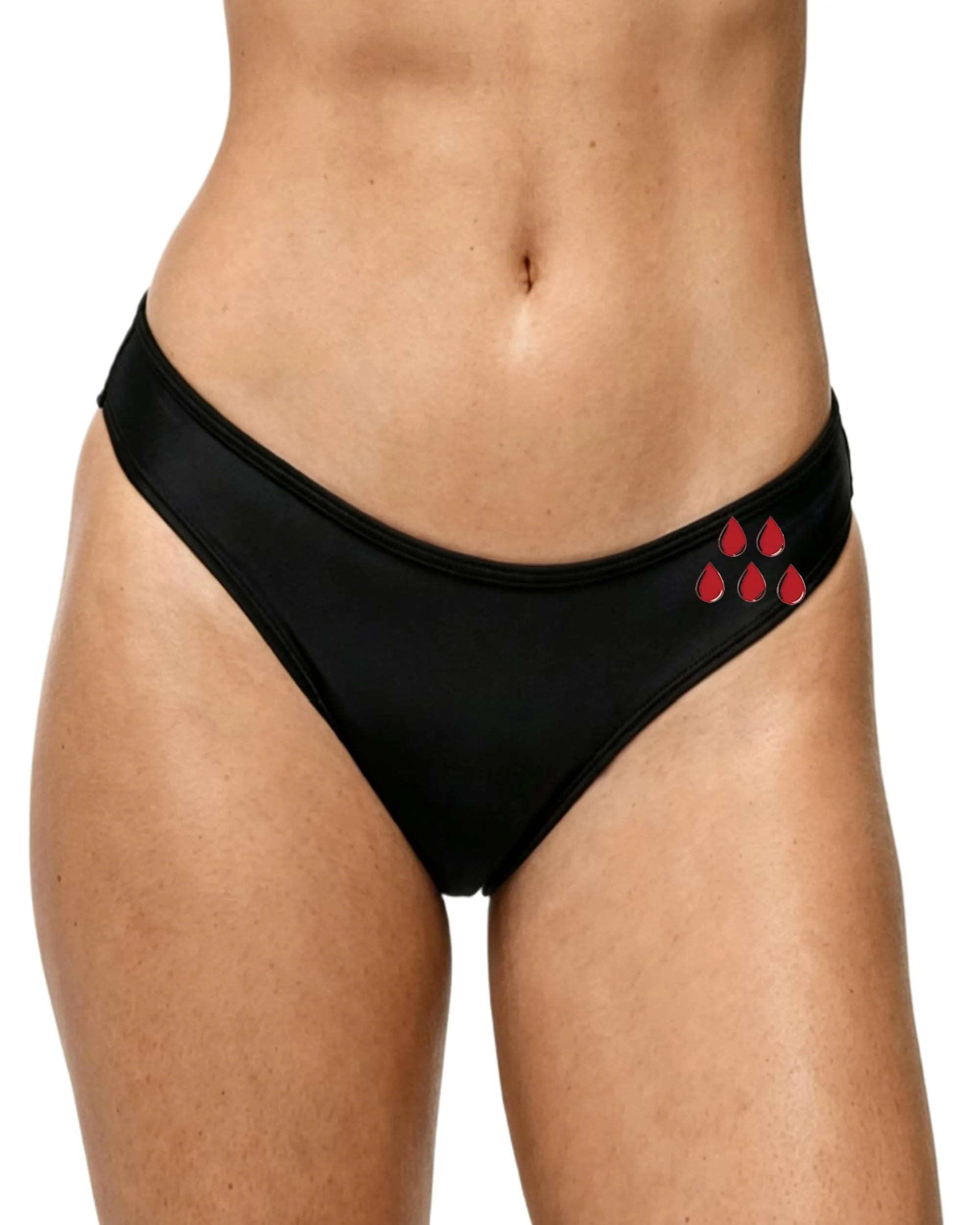 SUUFOR Costume da Bagno Mestruale per Donne e Ragazze Adolescenti, Riutilizzabile e a Prova di Perdite, XL - immagine 1