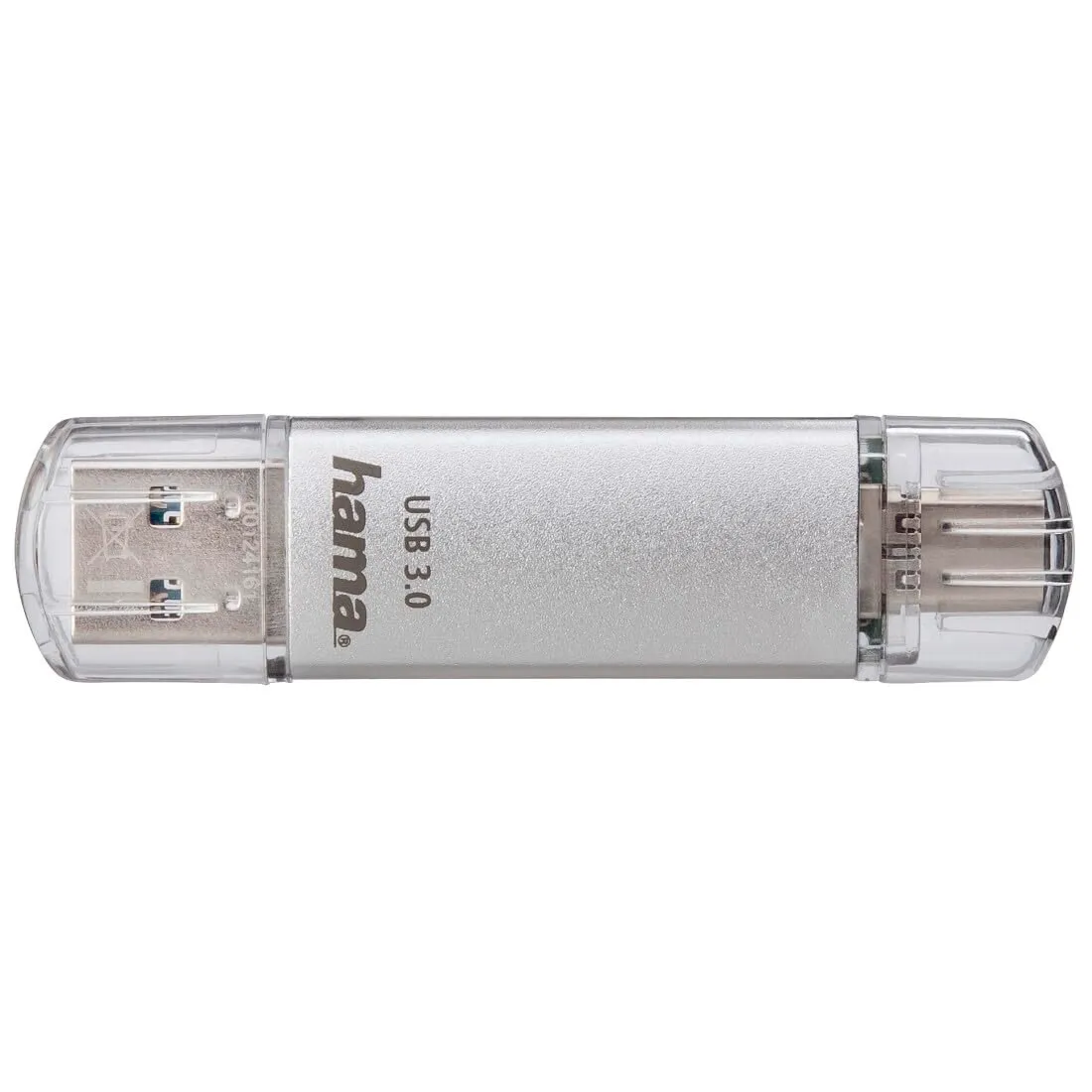 Hama Chiavetta USB 3.0 e USB 3.1 Tipo C, Argento, 16 GB - immagine 5