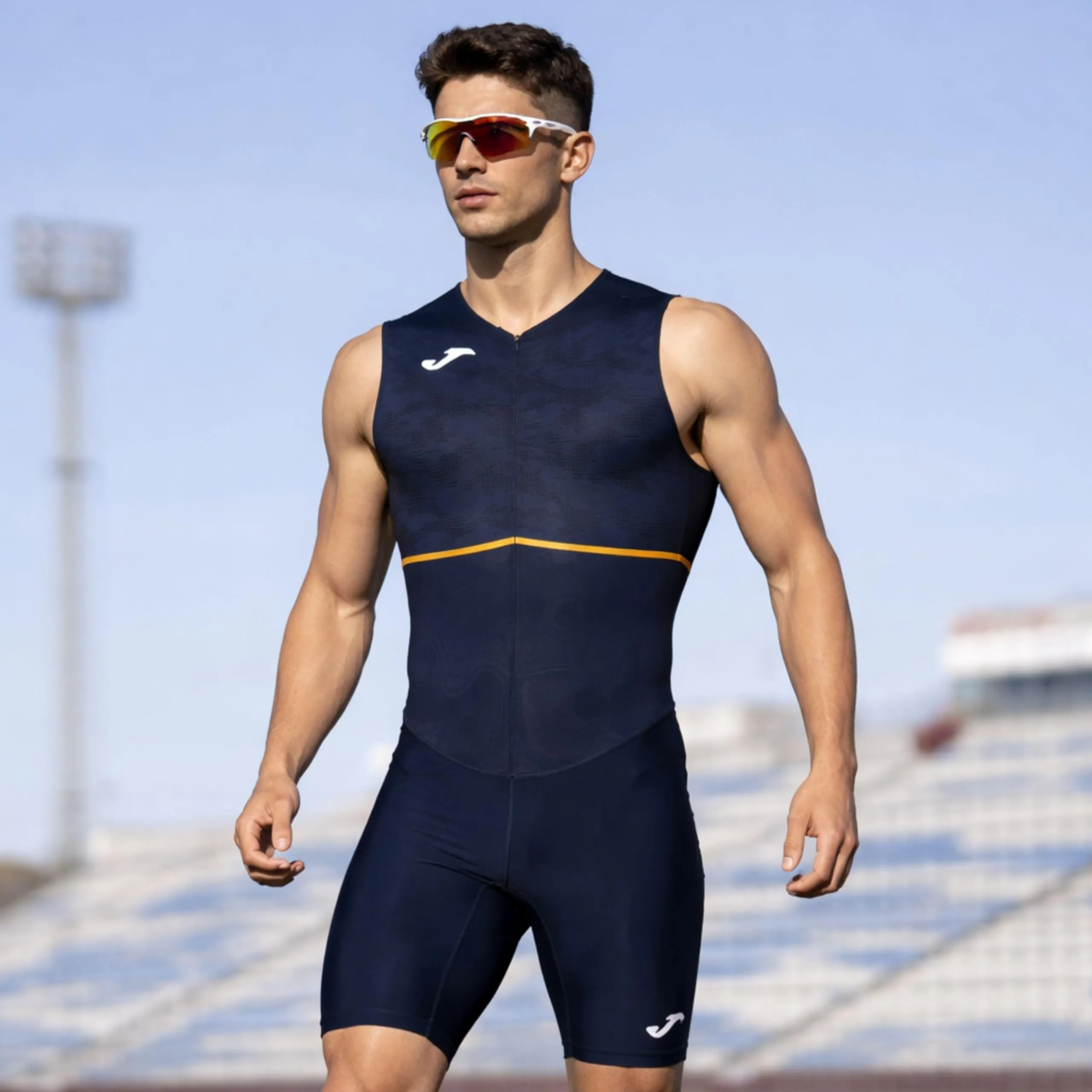 Joma Record III Body da Running Uomo, L, Dark Navy - immagine 5
