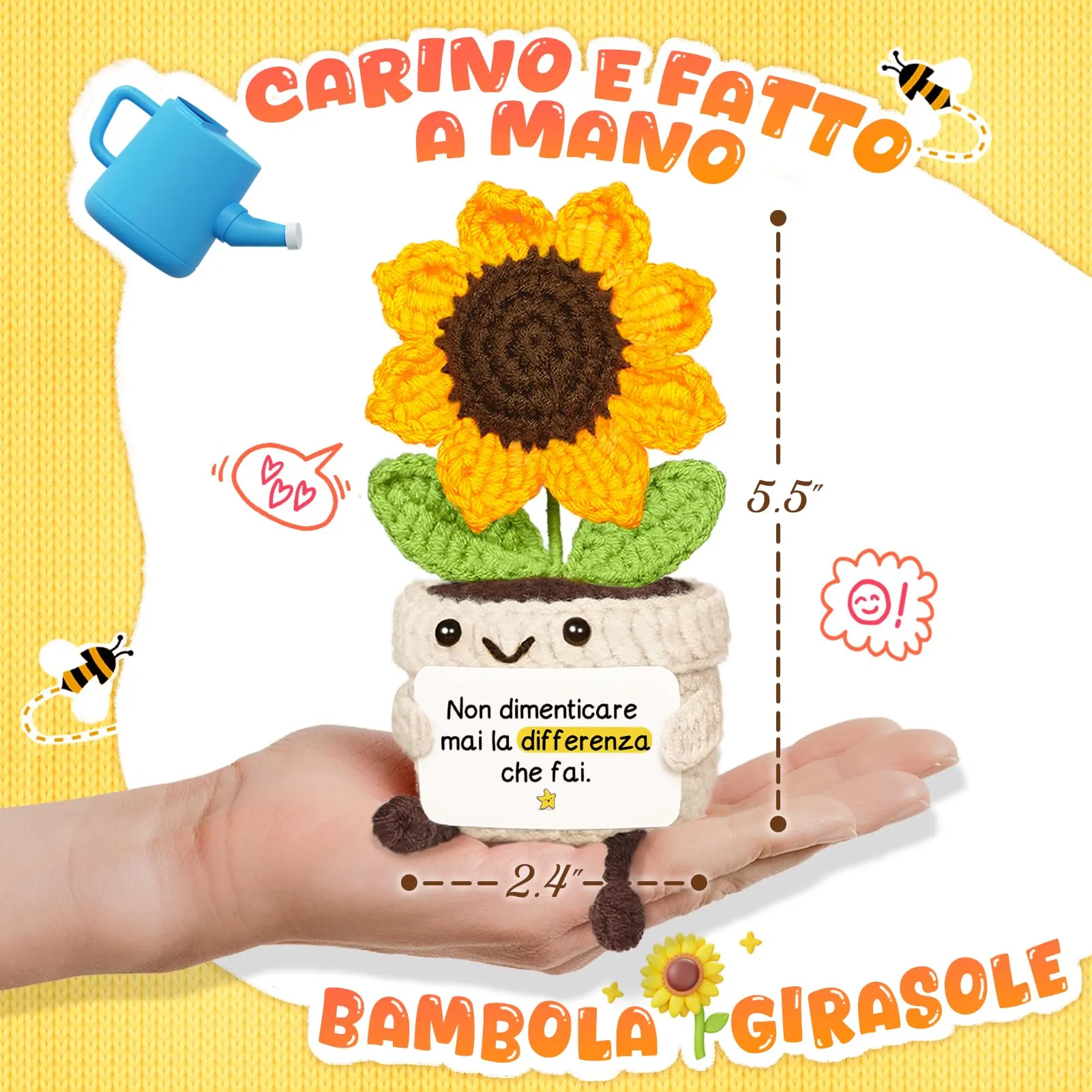 Giftasy Girasole All’Uncinetto - immagine 2