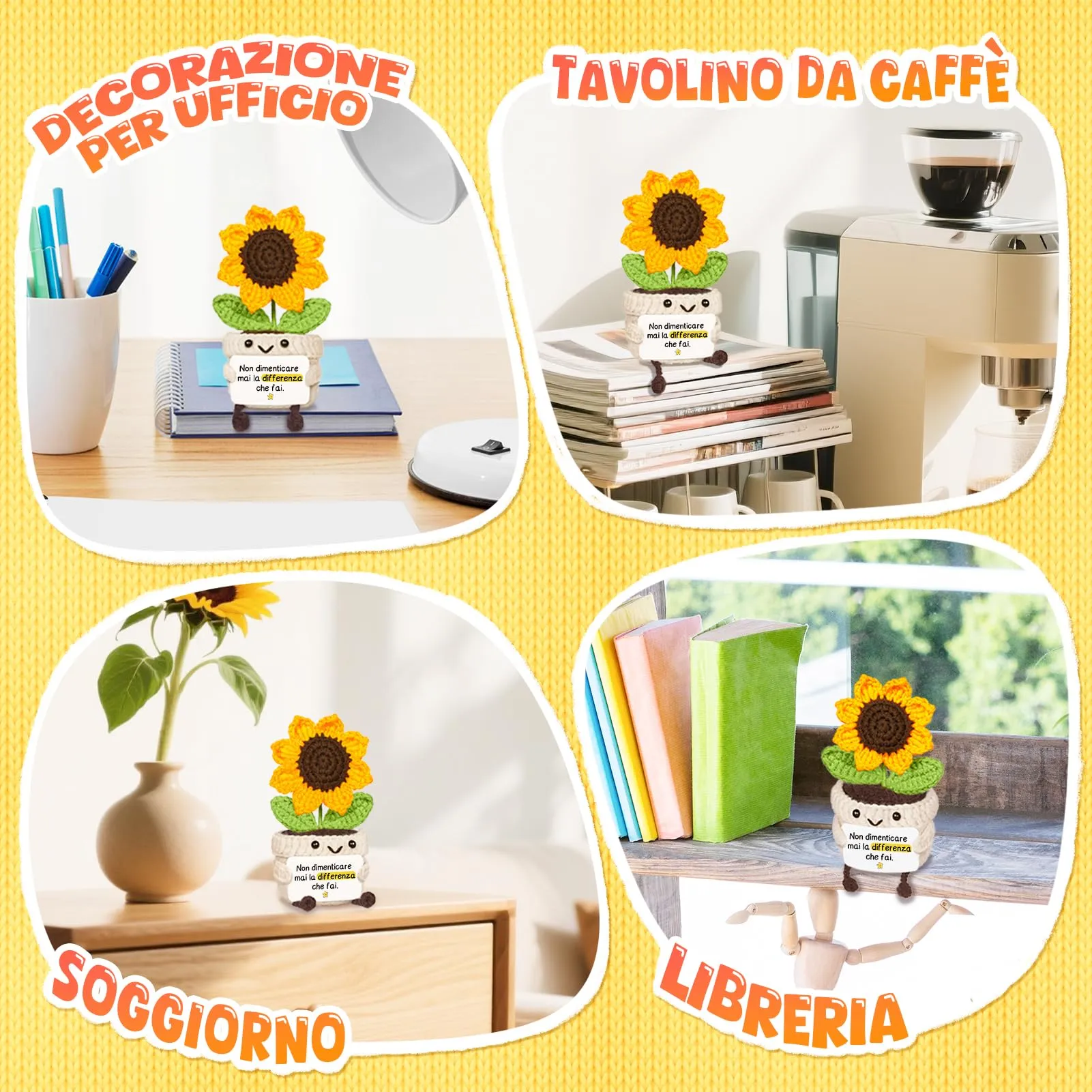 Giftasy Girasole All’Uncinetto - immagine 7
