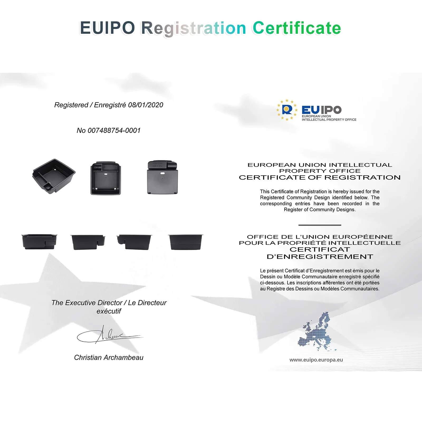 GAFAT Contenitore Console Centrale per Dacia Duster 3 2024-2026 (Freno a mano), Organizer Vano Portaoggetti Bracciolo - immagine 6