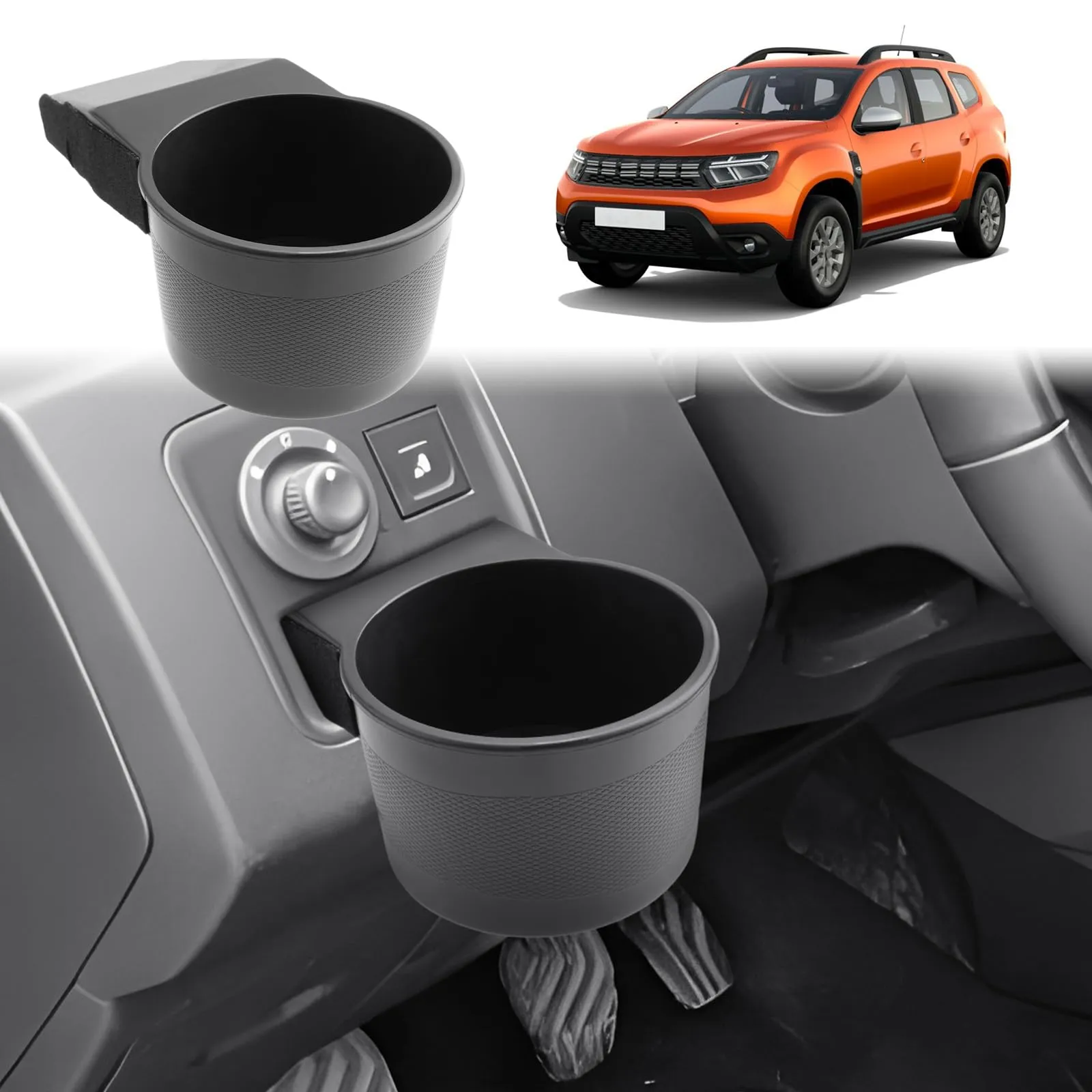 GAFAT Center Console Storage Box for Dacia Duster 2 Facelift 2018-2023 (For Models with Holes) - immagine 1