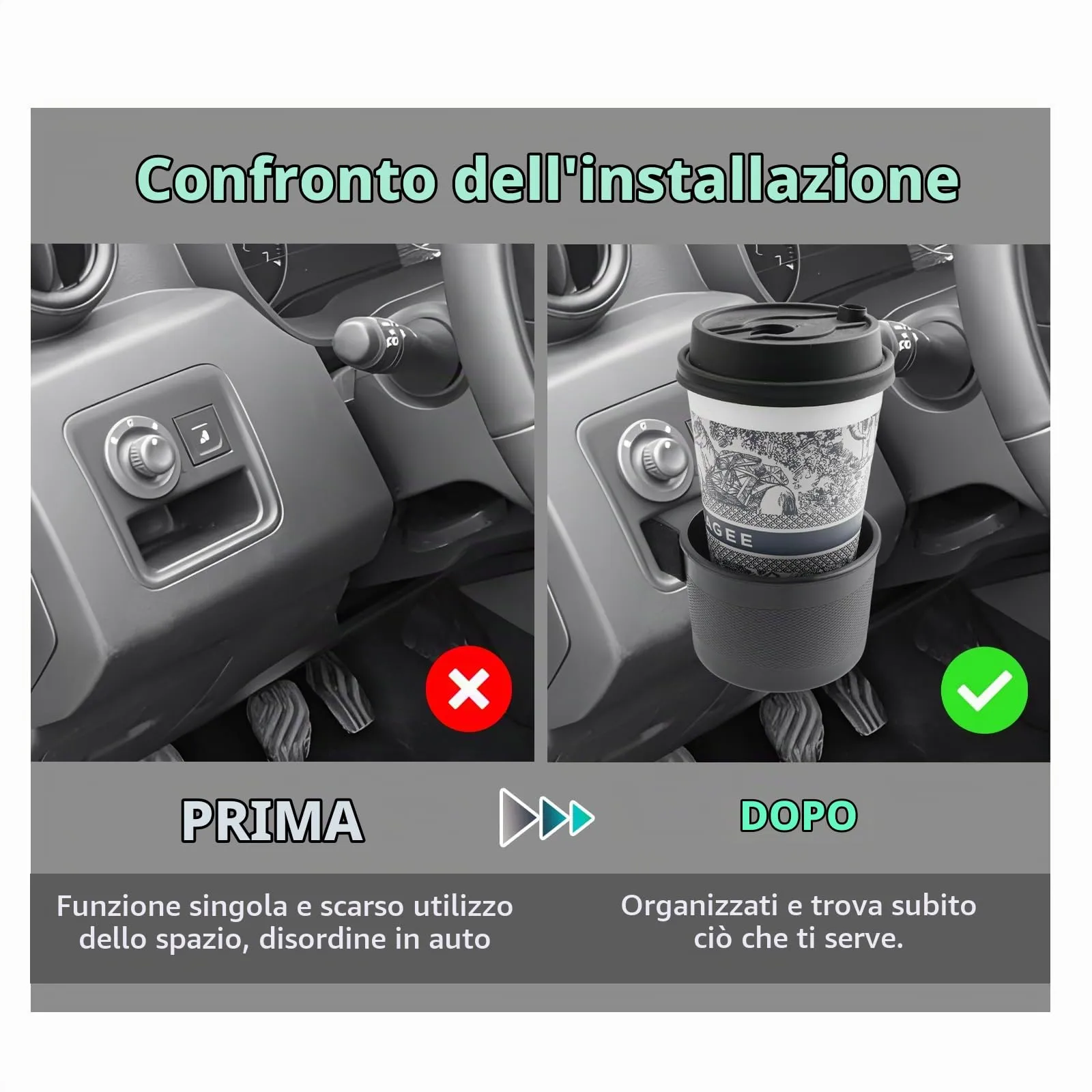 GAFAT Center Console Storage Box for Dacia Duster 2 Facelift 2018-2023 (For Models with Holes) - immagine 2