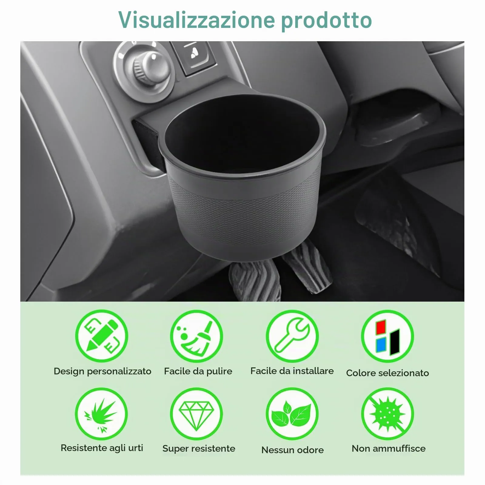 GAFAT Center Console Storage Box for Dacia Duster 2 Facelift 2018-2023 (For Models with Holes) - immagine 5