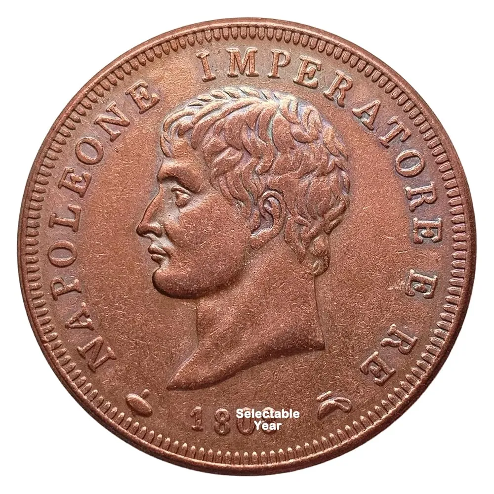 Riproduzione Moneta Napoleon Soldo 1808 - immagine 3