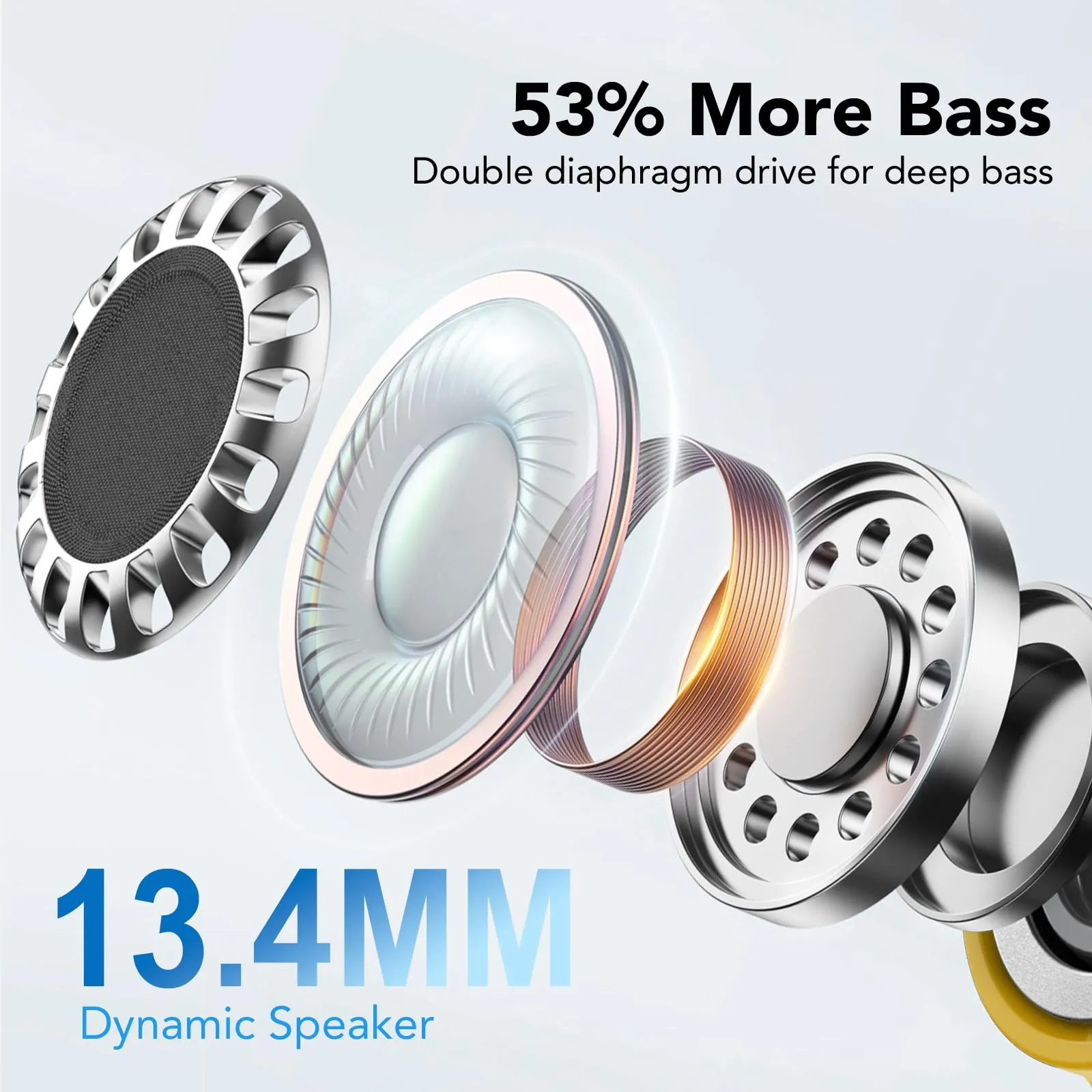 QXQ S26 Cuffie Bluetooth 5.4 con Riduzione Rumore ENC - immagine 3