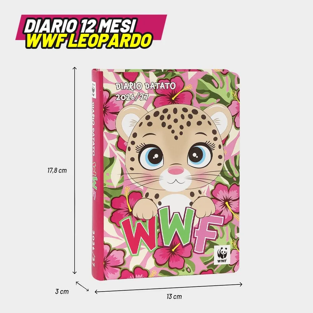 WWF Diario Scuola 2026-2027 Ufficiale, Copertina Rigida, 352 Pagine, 13 x 17,8 cm - immagine 5