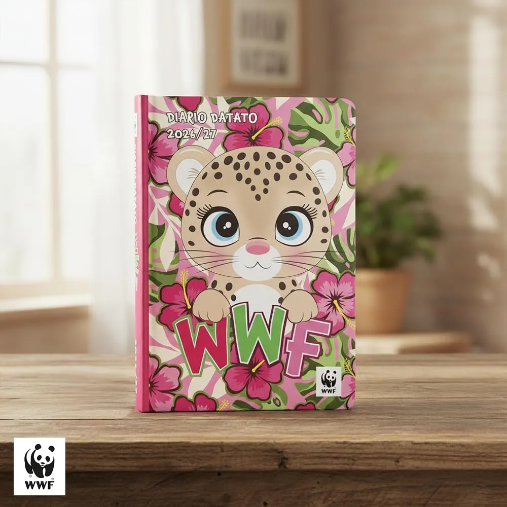 WWF Diario Scuola 2026-2027 Ufficiale, Copertina Rigida, 352 Pagine, 13 x 17,8 cm - immagine 6