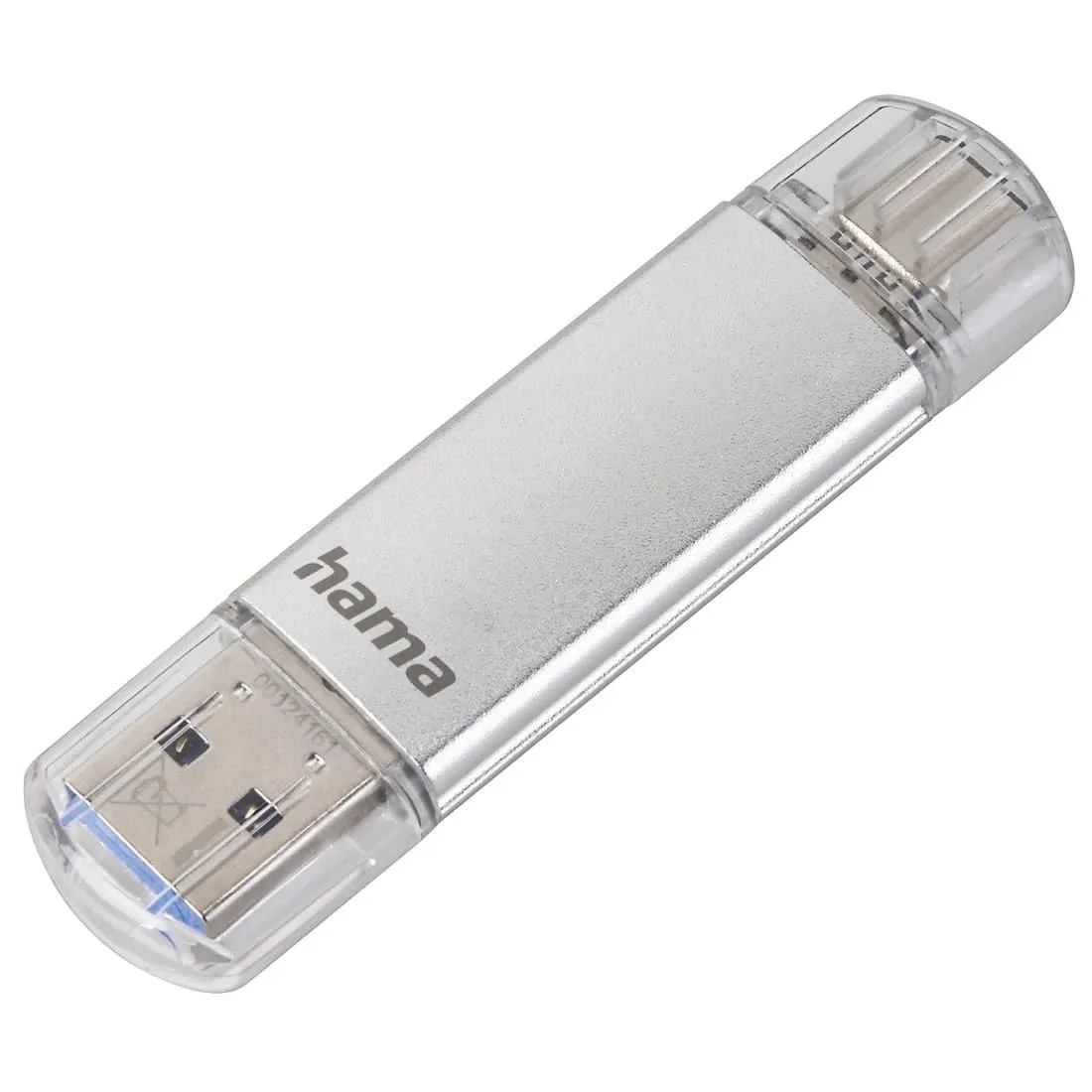 Hama Chiavetta USB 3.0 e USB-C Argento 32 GB - immagine 1