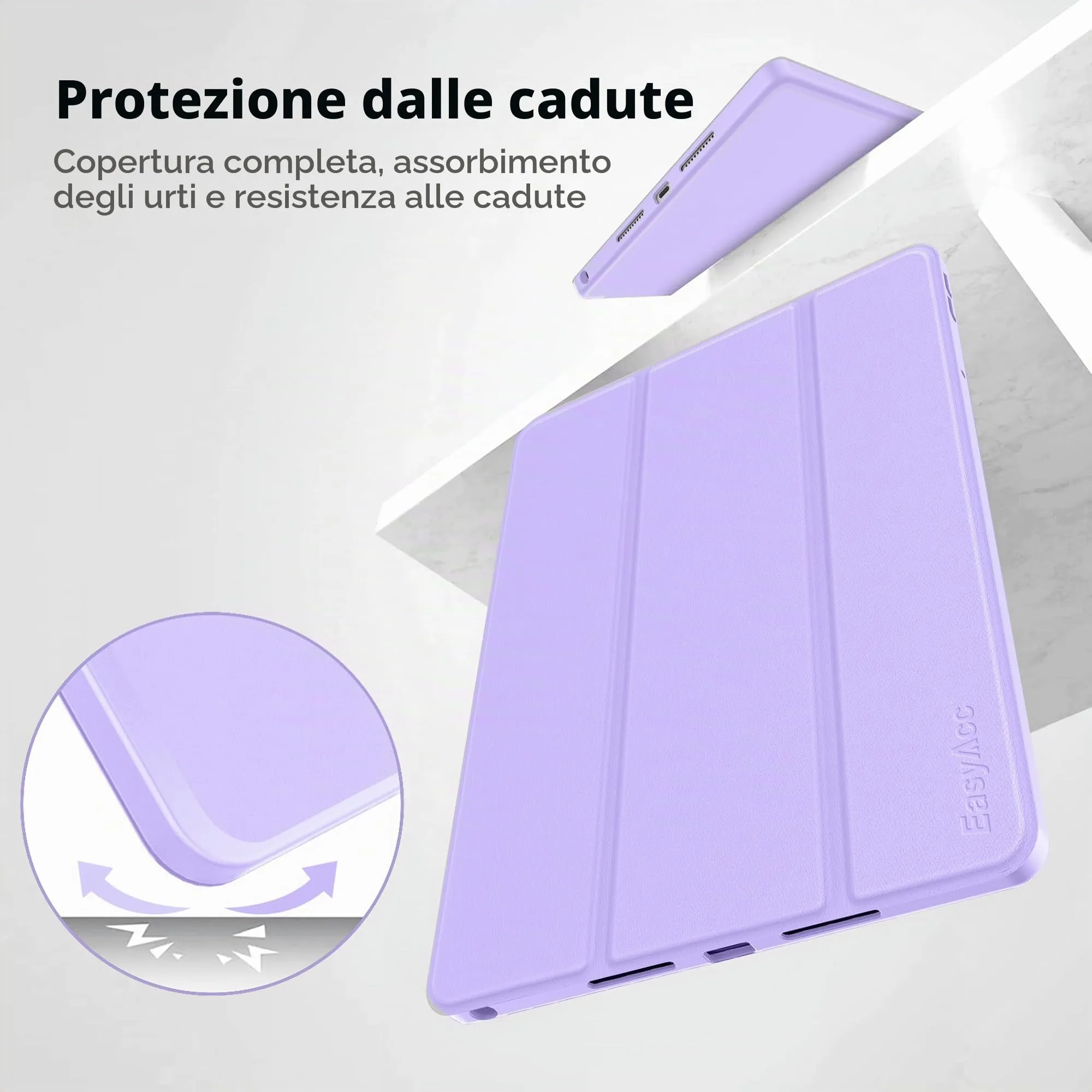 EasyAcc Cover per Lenovo Idea Tab 11 Pollici (TB336ZU/TB336FU) - Viola - immagine 4