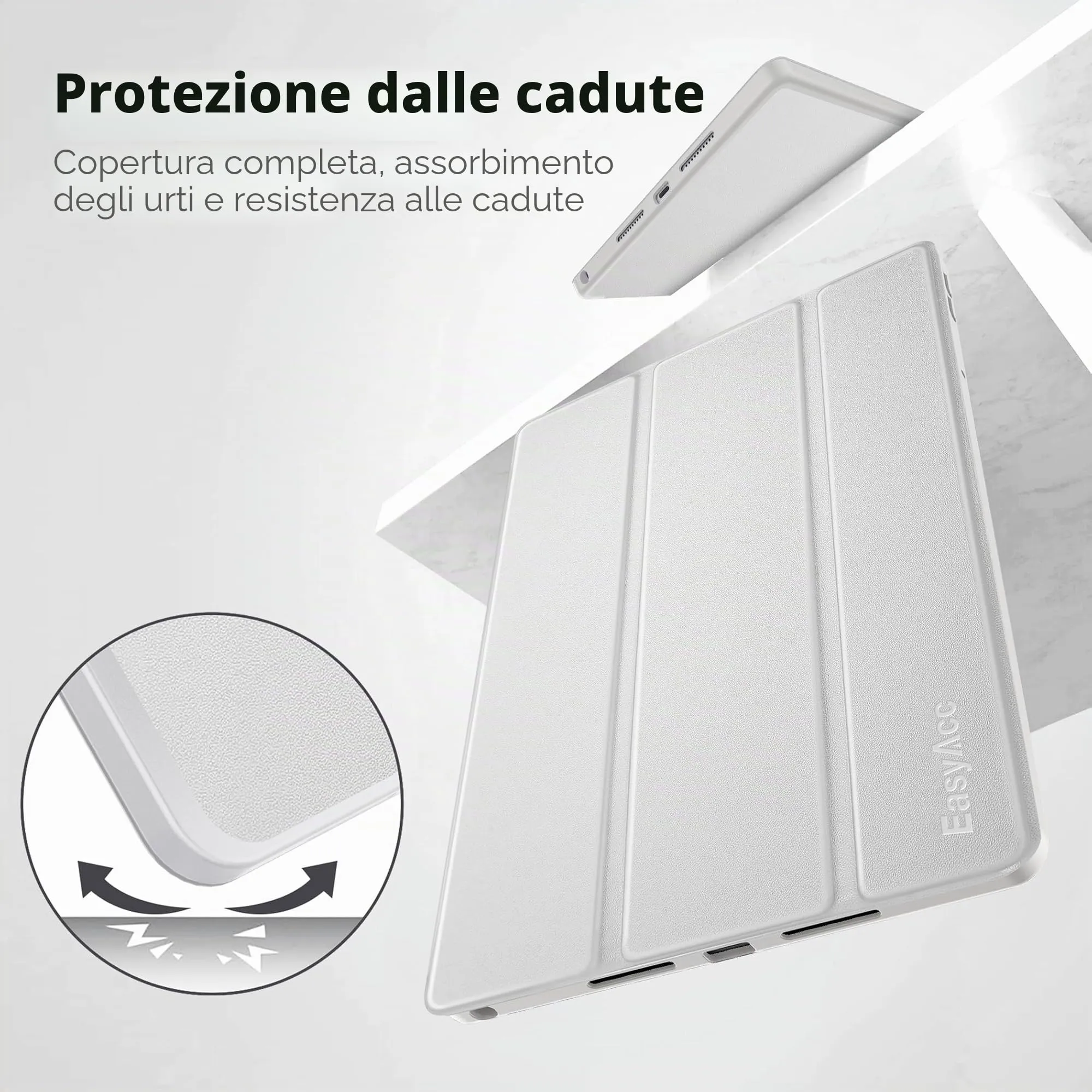 EasyAcc Cover for Lenovo Idea Tab 11" (TB336ZU/TB336FU) - Silver - immagine 4