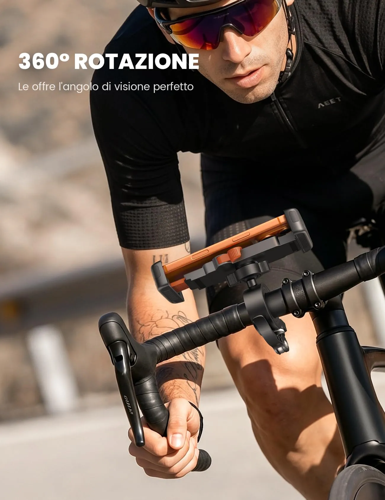 Lamicall Supporto Telefono per Bicicletta BCSP21-EU-OG - immagine 4