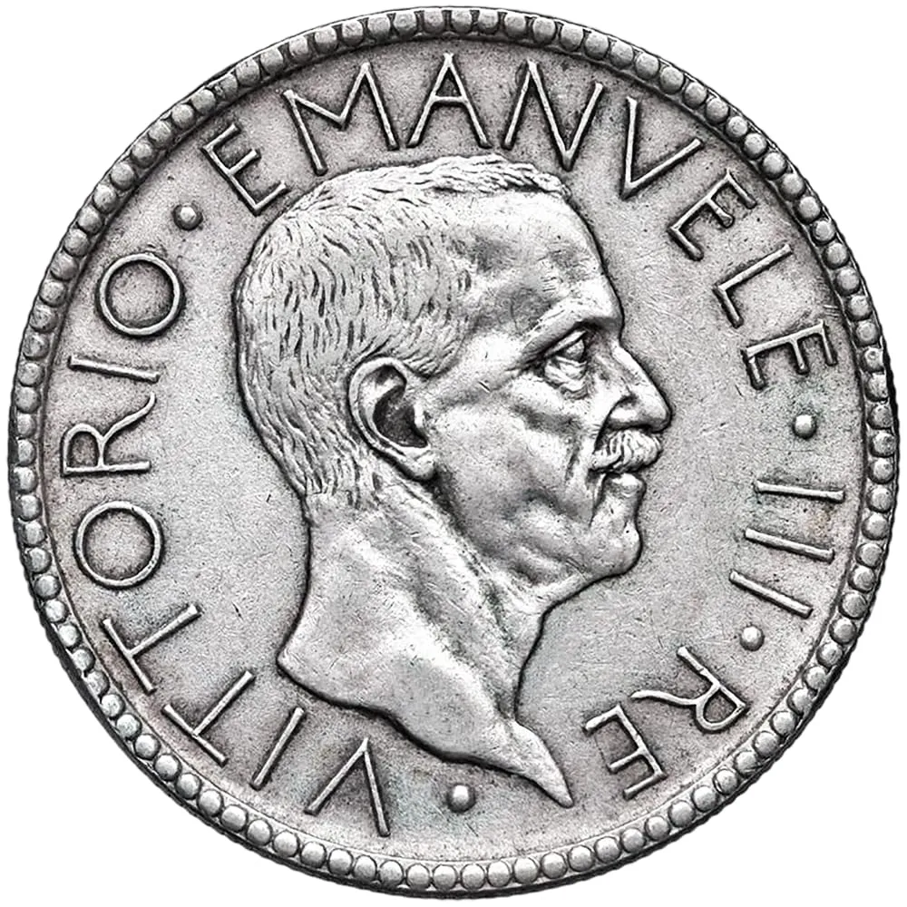 Riproduzione Moneta 20 Lire Vittorio Emanuele III (1928) Regno d'Italia - immagine 2